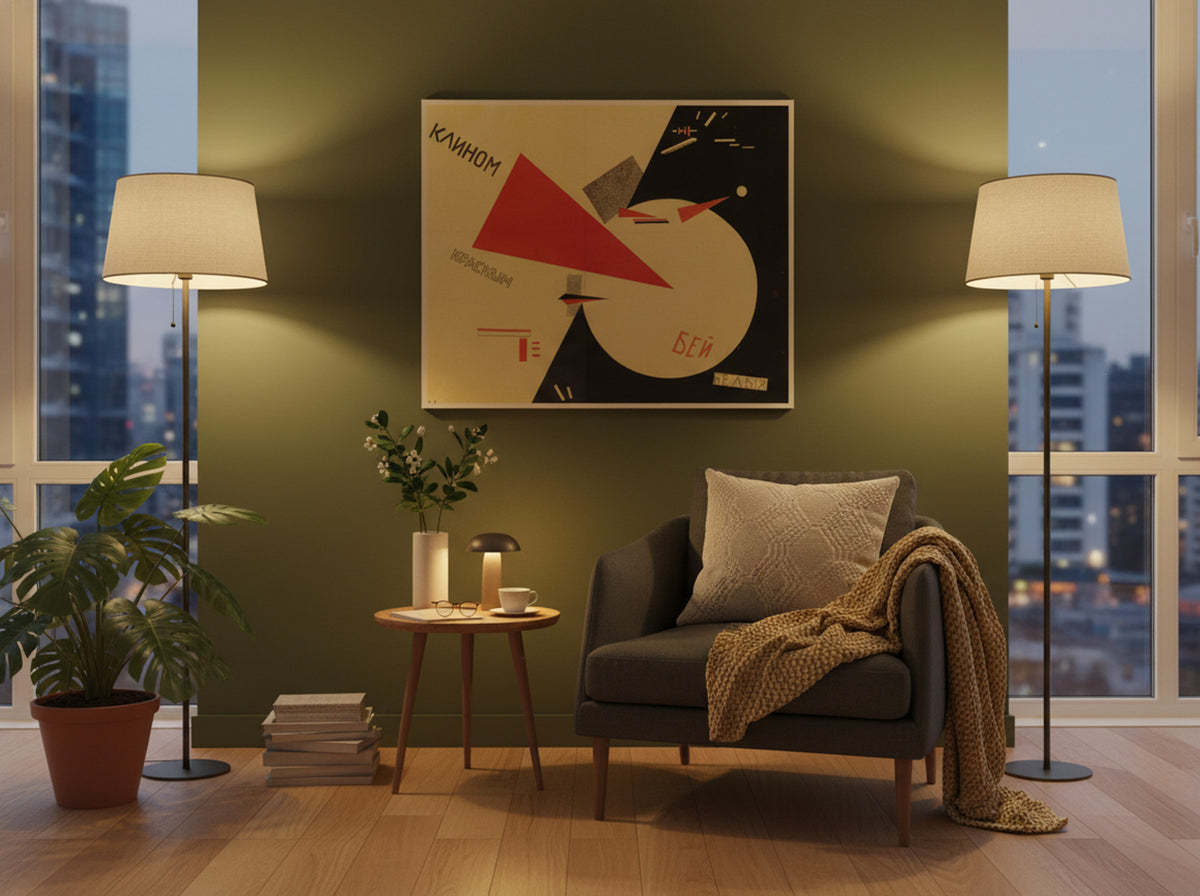 Beat the Whites with the Red Wedge - El Lissitzky - Lifestyle