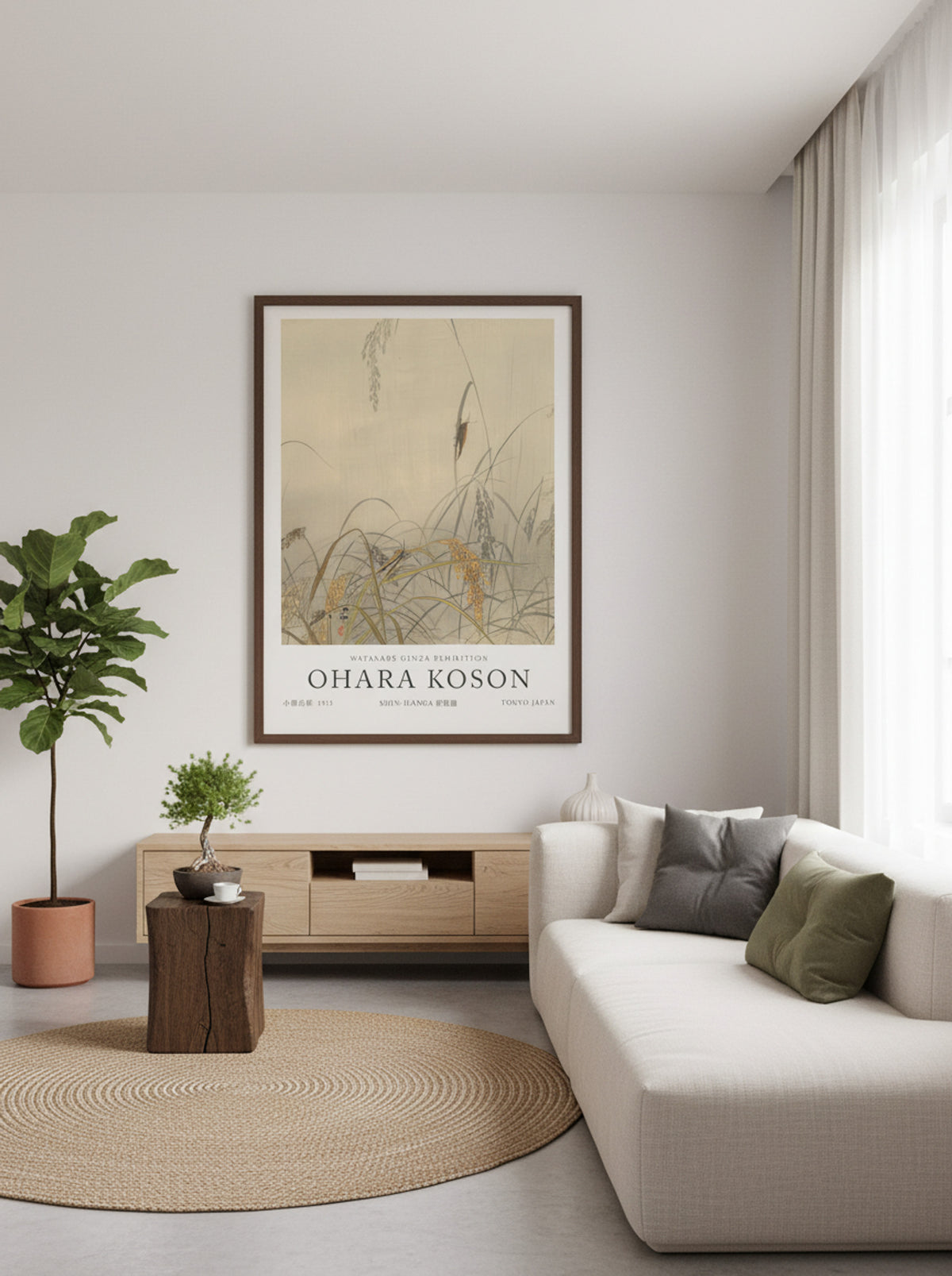Grasshoppers On Rice Plants - Ohara Koson - Lifestyle