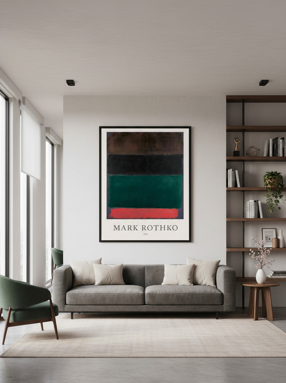 Untitled (Multiform Painting) - Mark Rothko - Lifestyle
