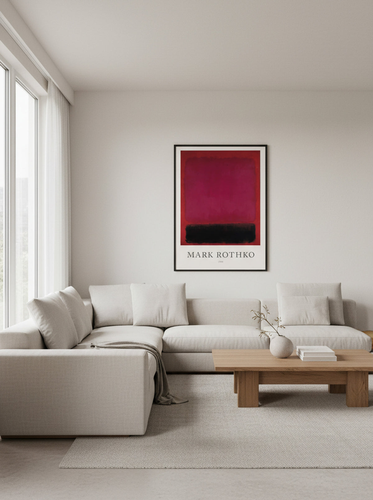 Untitled (Magenta, Red, and Black) - Mark Rothko - Lifestyle