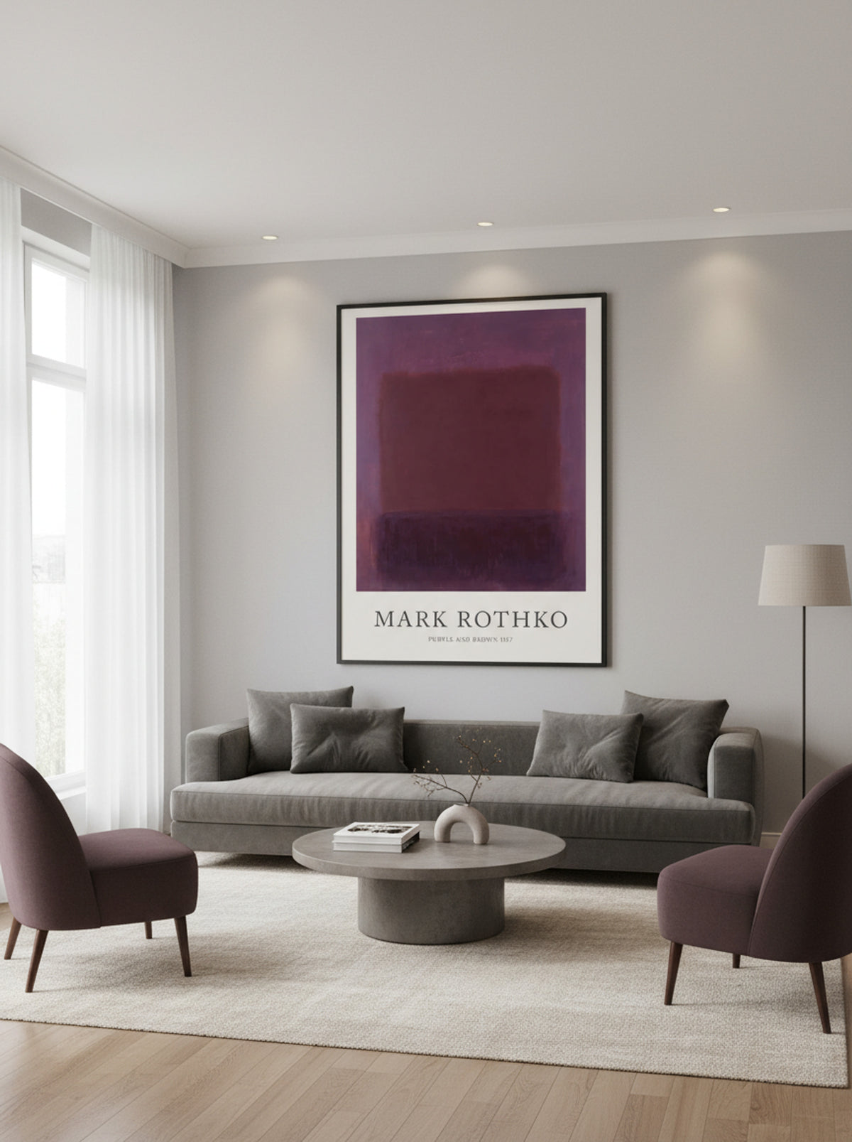 Purple and Brown - Mark Rothko - Lifestyle