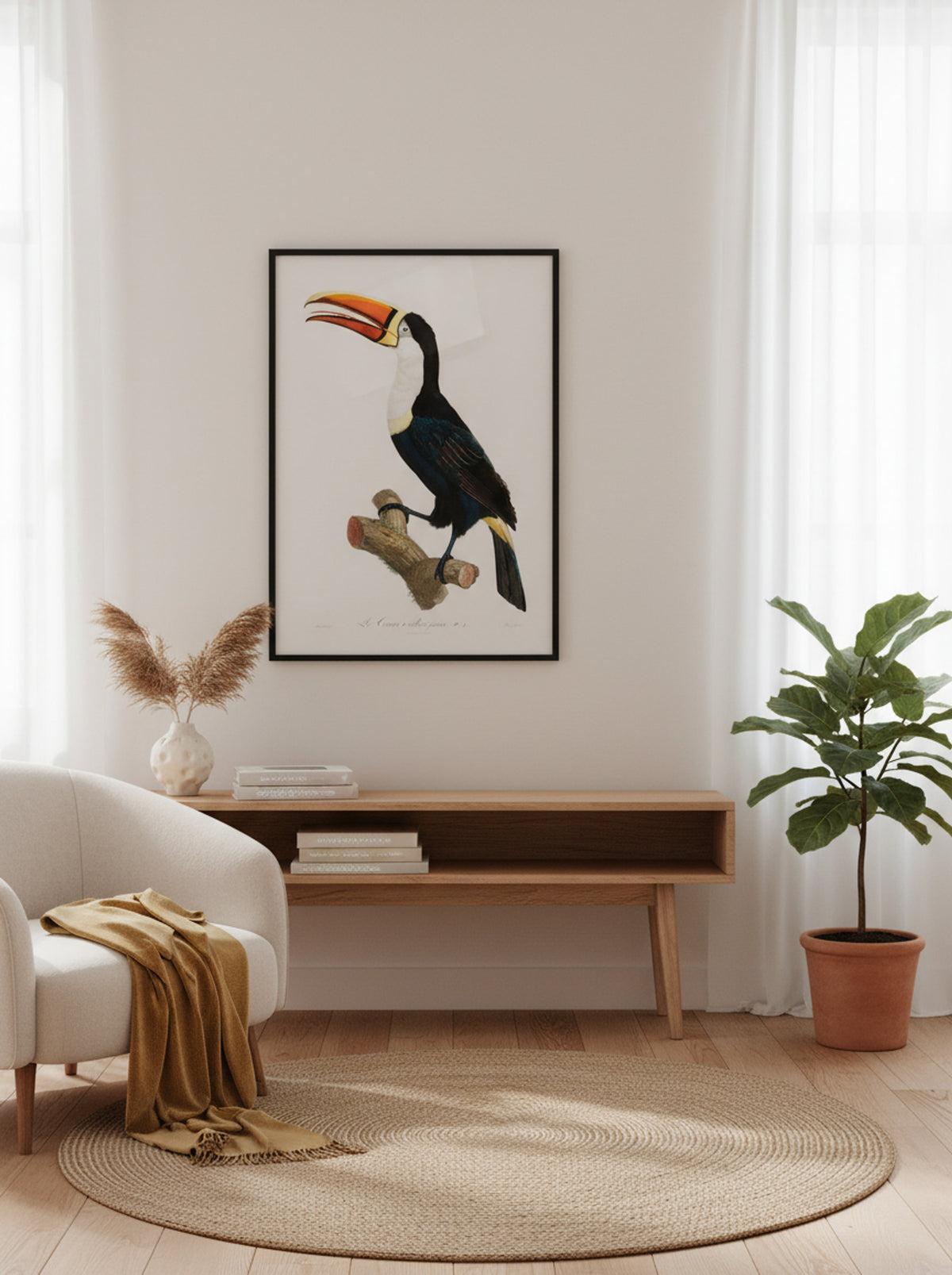 Yellow Necklace Toucan - Jacques Barraband - Lifestyle