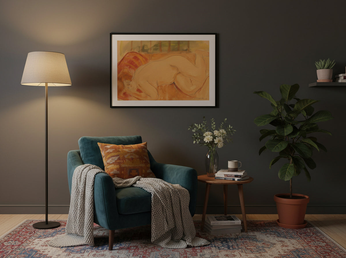 Reclining Nude - Cyprián Majerník - Lifestyle