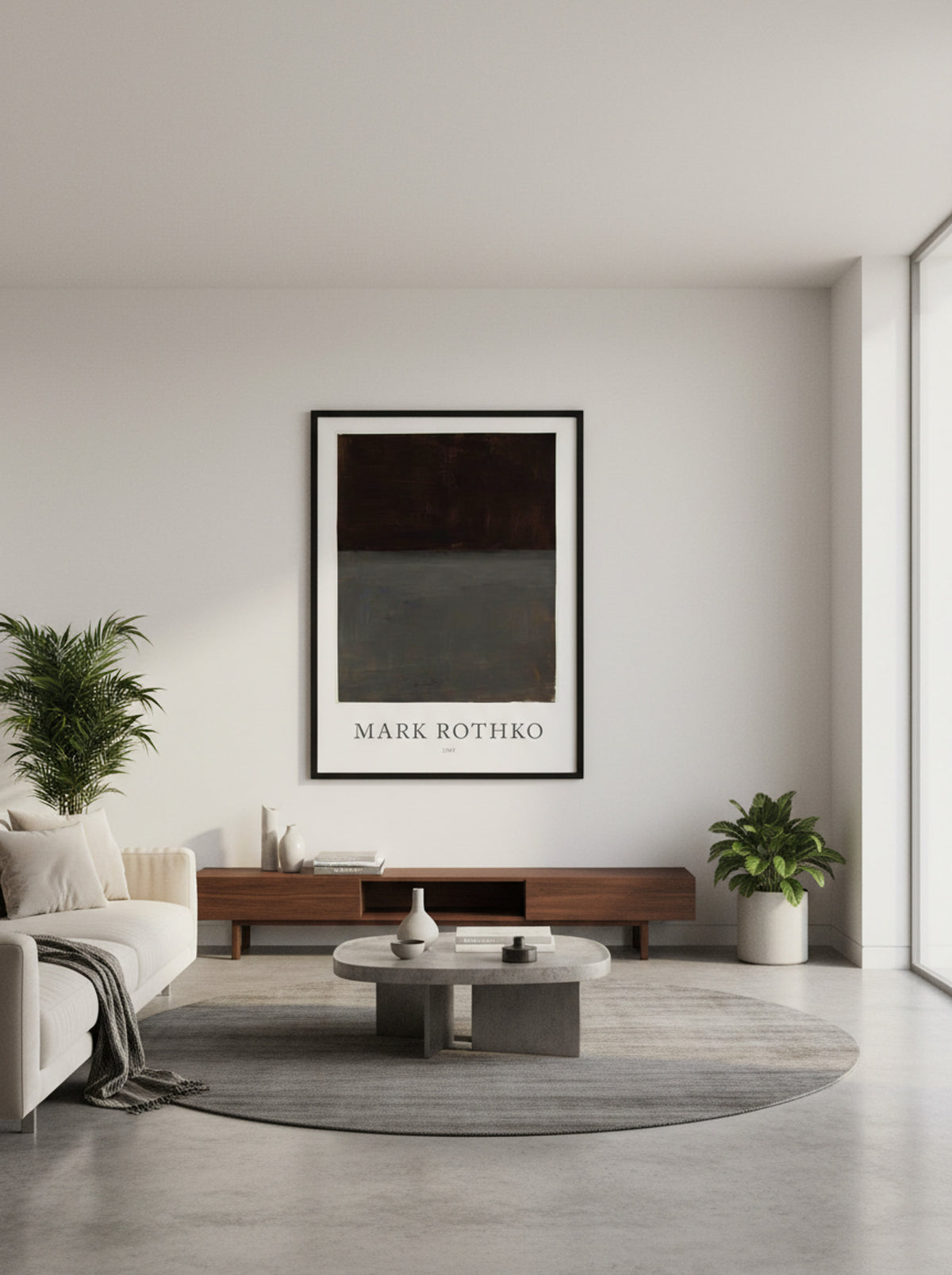 Untitled (Brown and Grey) - Mark Rothko - Lifestyle
