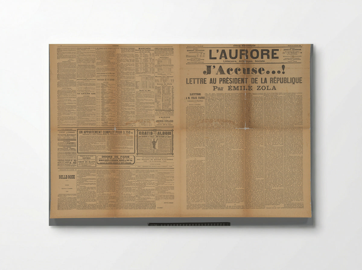 Émile Zola Astraal (J'accuse...!) - Kees de Goede - Poster