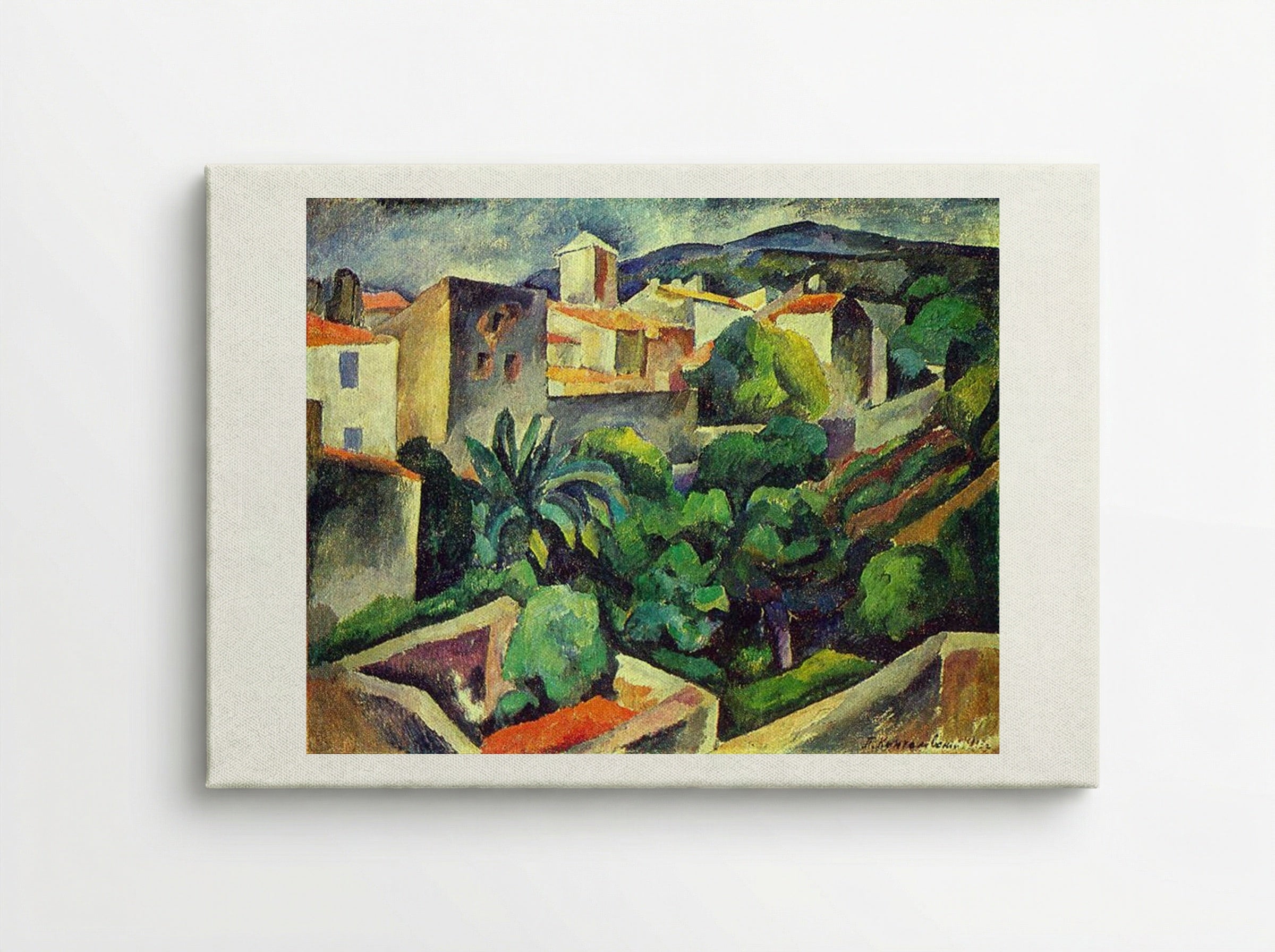 Cassis. The view from the window - Pyotr Konchalovsky - Canvas