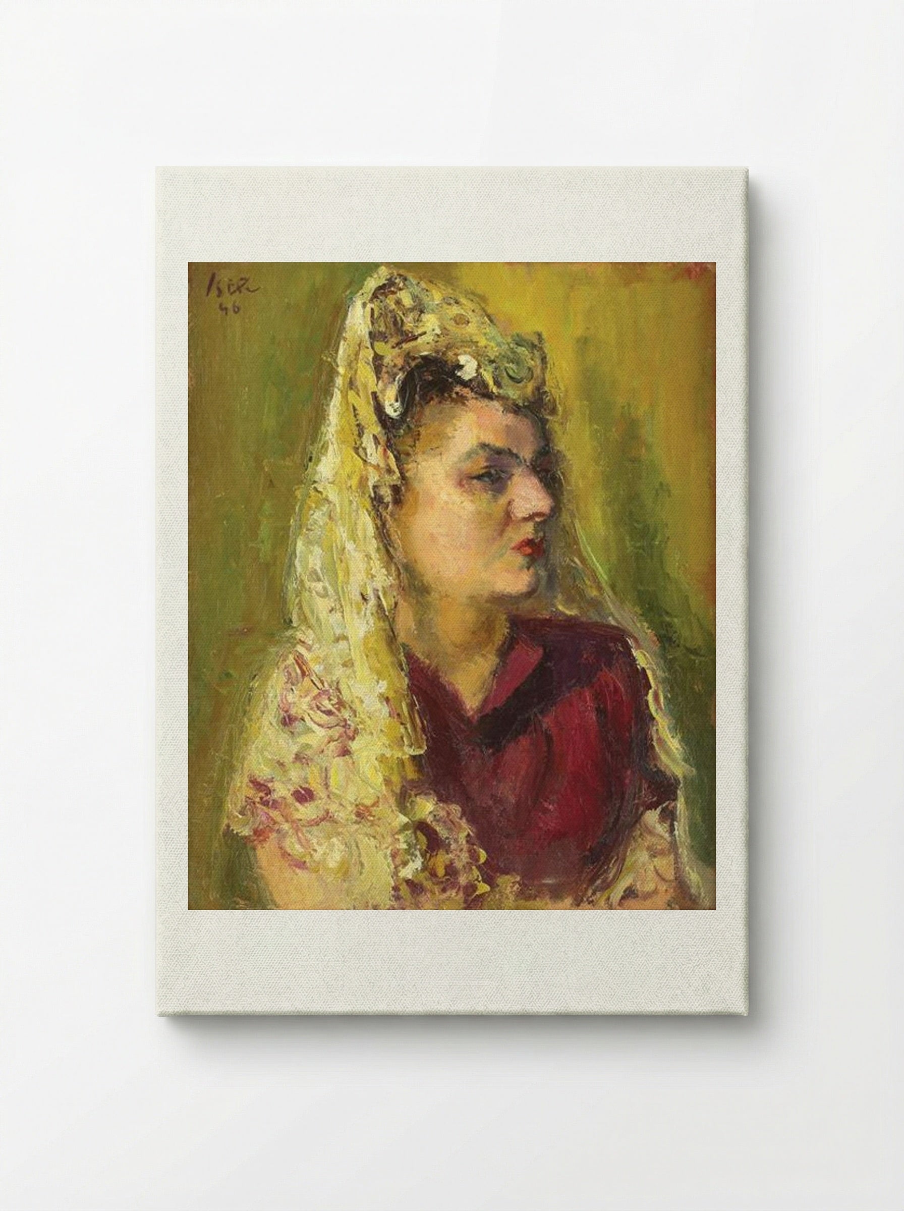 The Spanish Woman - Iosif Iser - Canvas