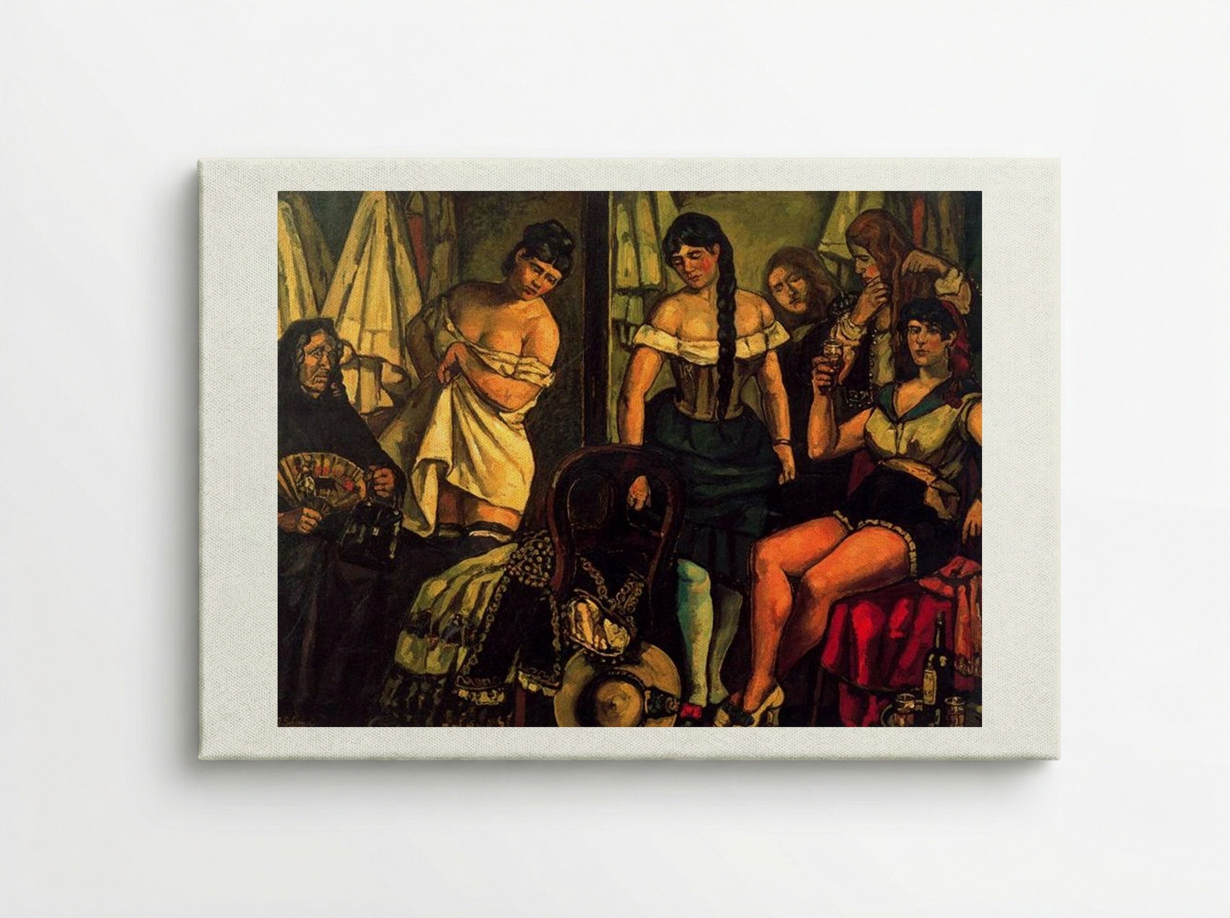Las chicas de la Claudia - José Gutiérrez Solana - Canvas