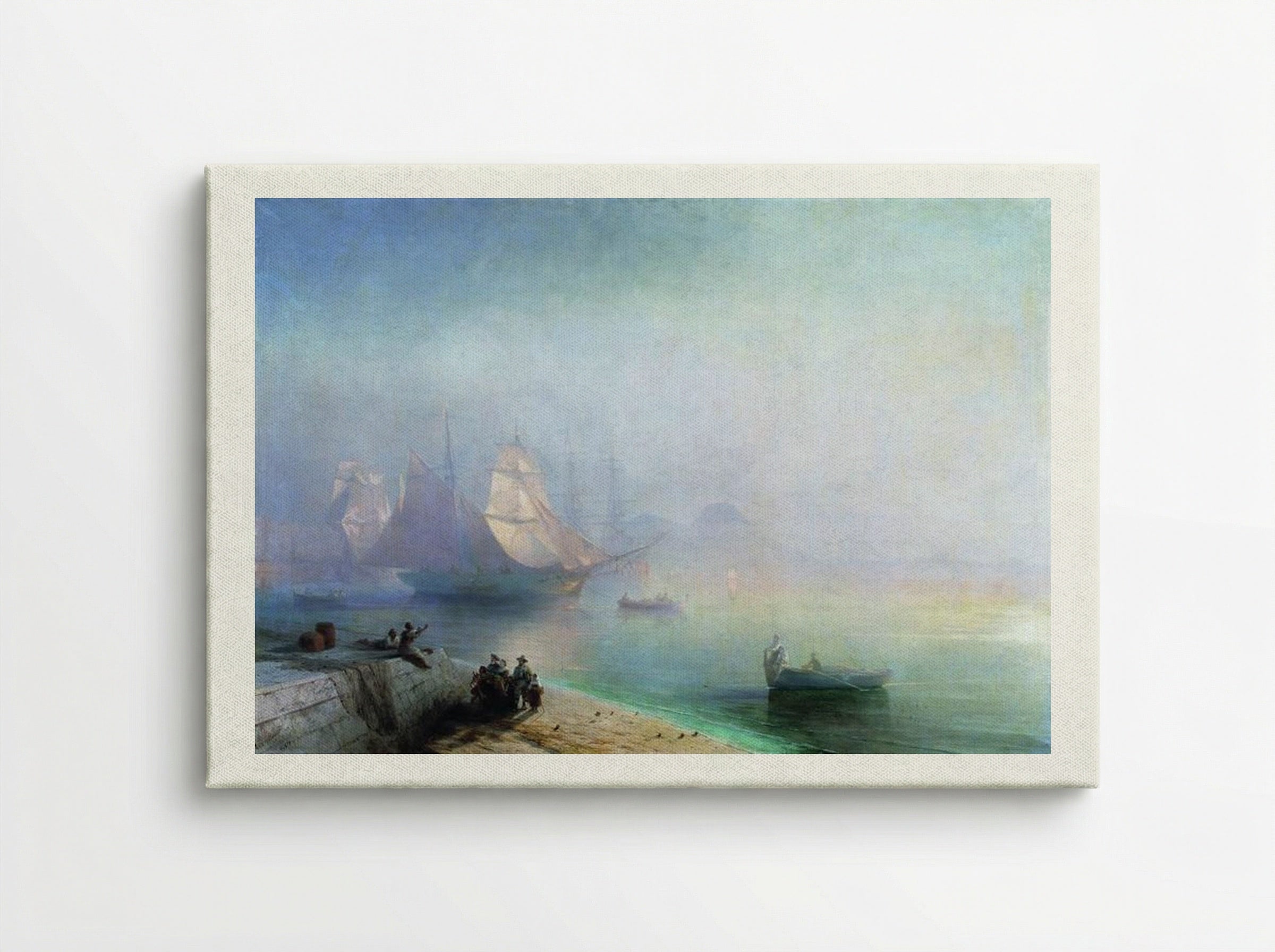 The Bay of Naples on a Misty Morning - Ivan Aivazovsky - Canvas