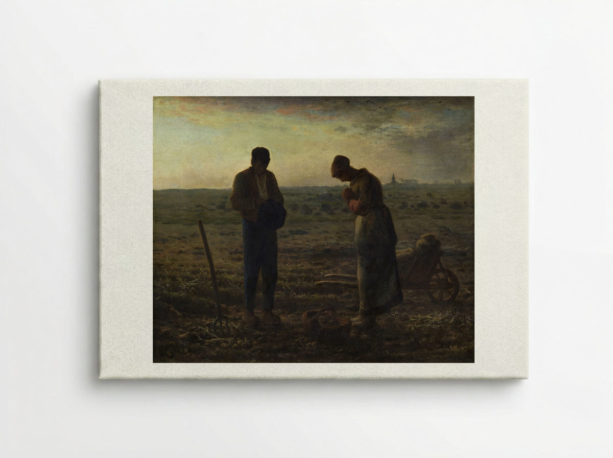 The Angelus - Jean-François Millet - Canvas