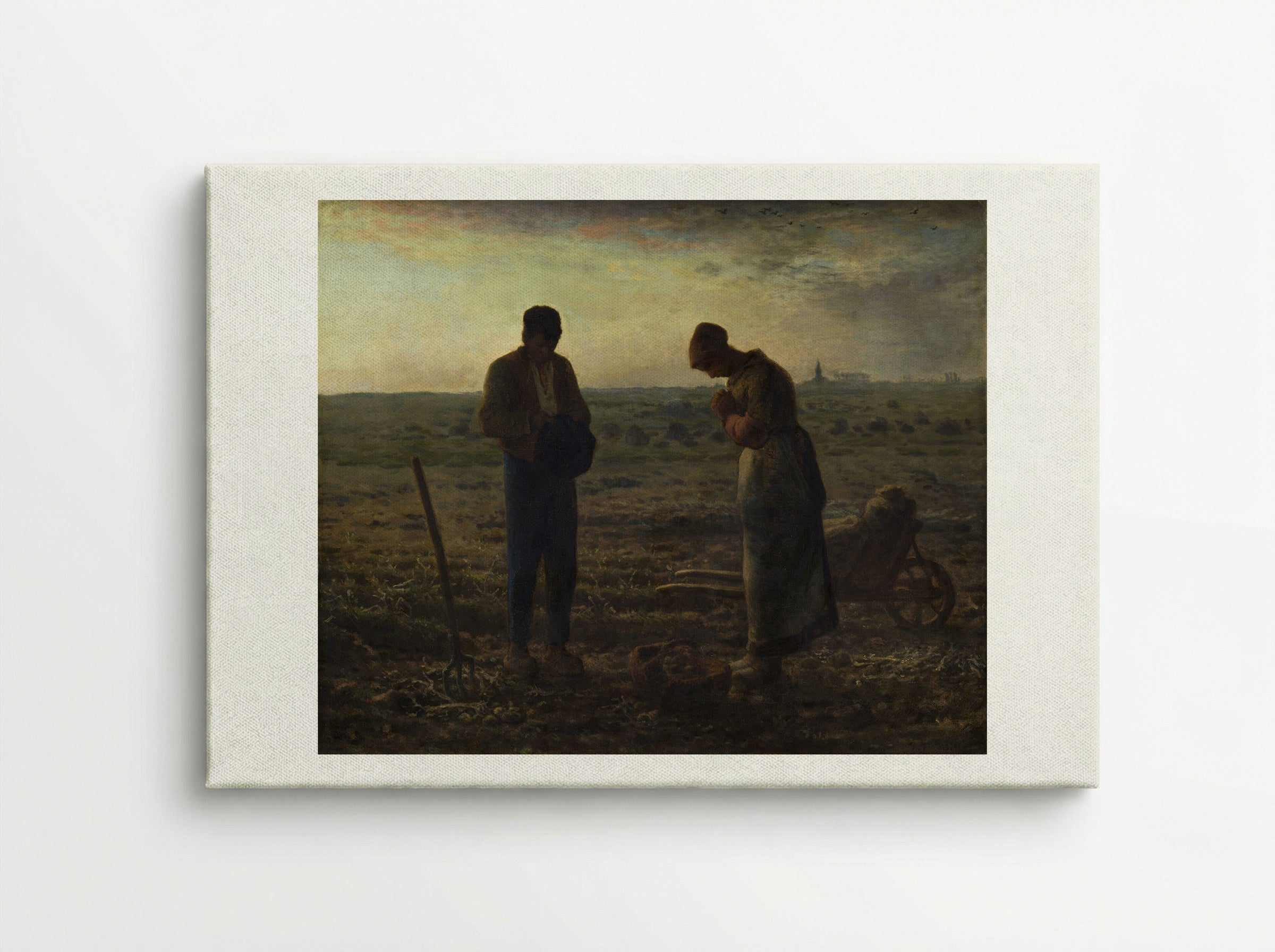 The Angelus - Jean-François Millet - Canvas