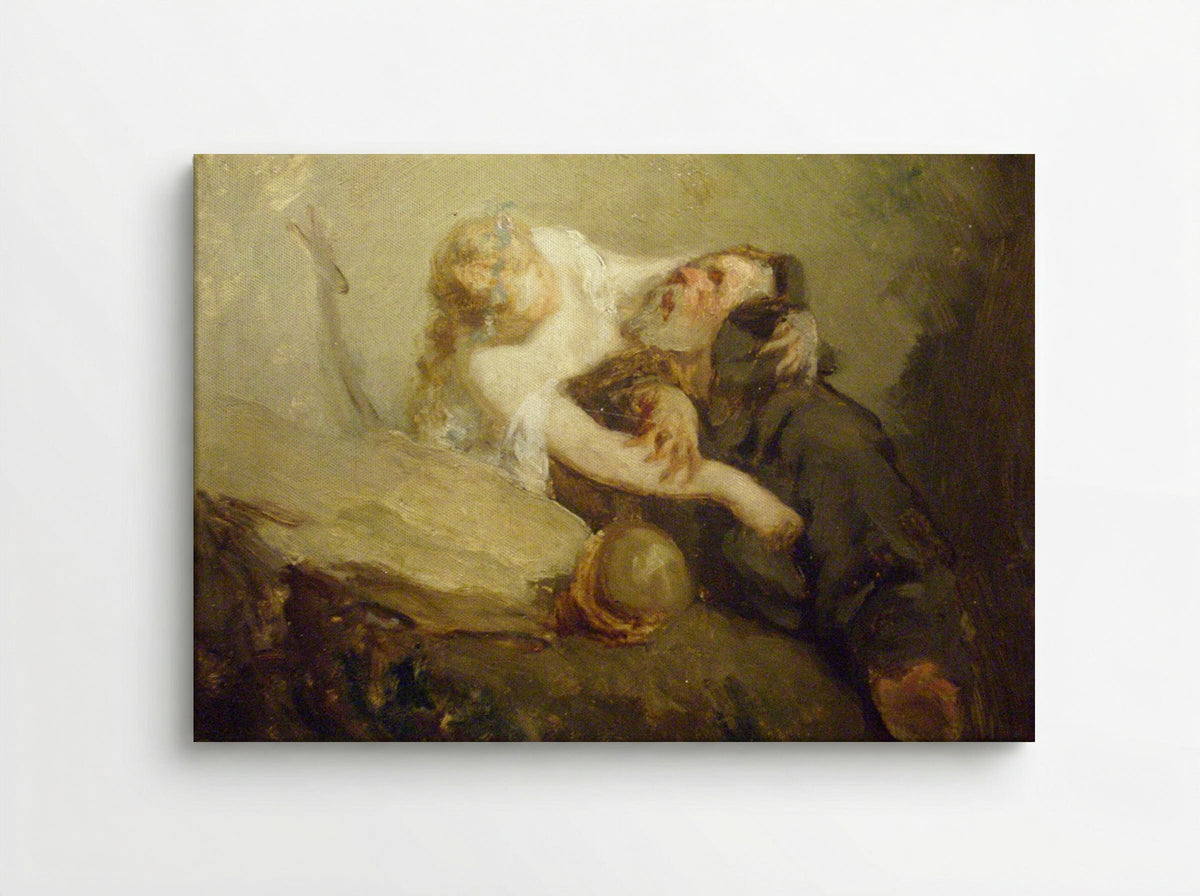 The Temptation of Saint Anthony - Eugène Delacroix - Canvas