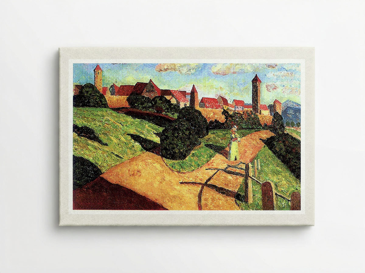 Old Town II - August Macke - Canvas