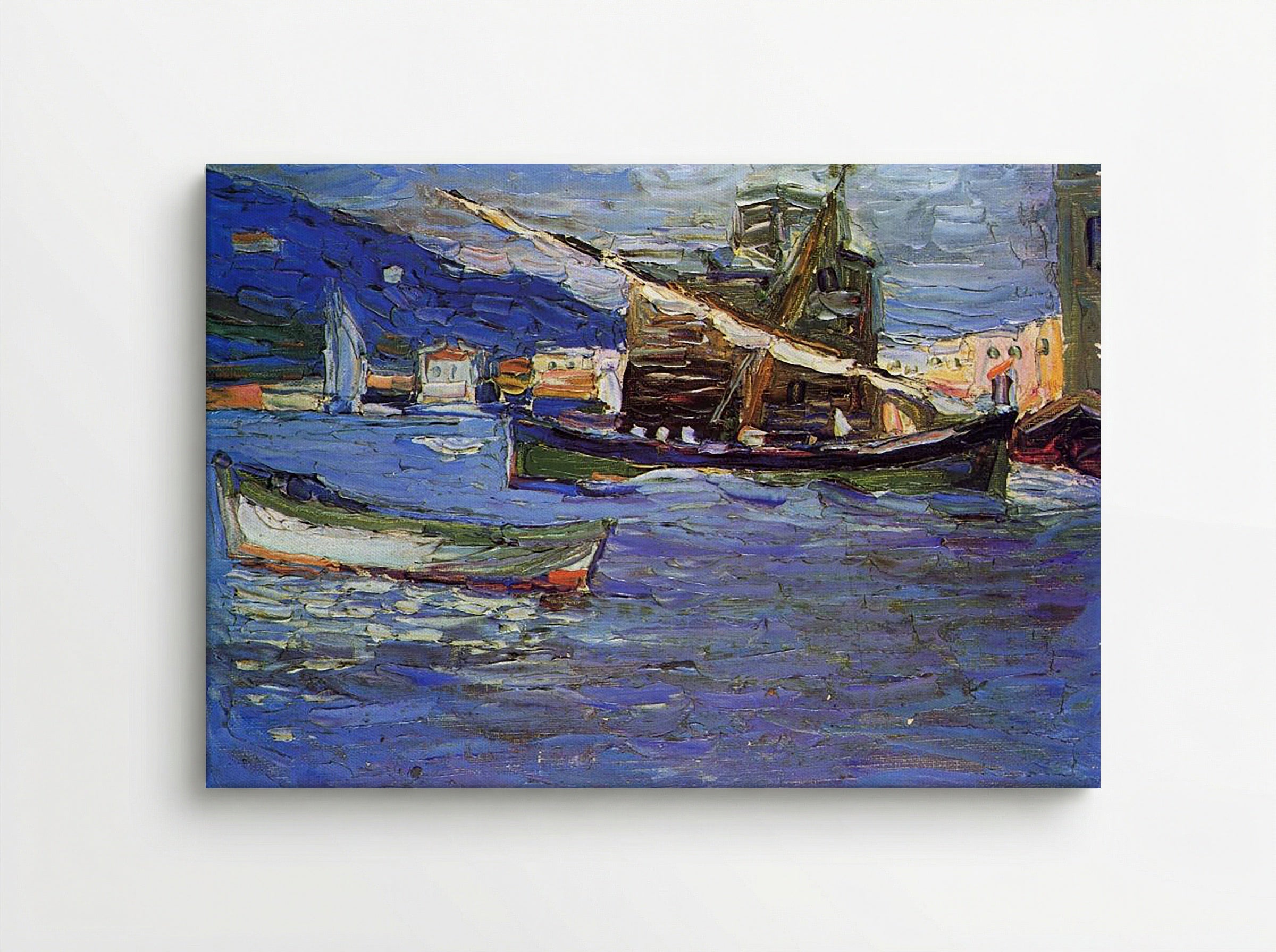 Rapallo, Grey Day - Karl Schmidt-Rottluff - Canvas