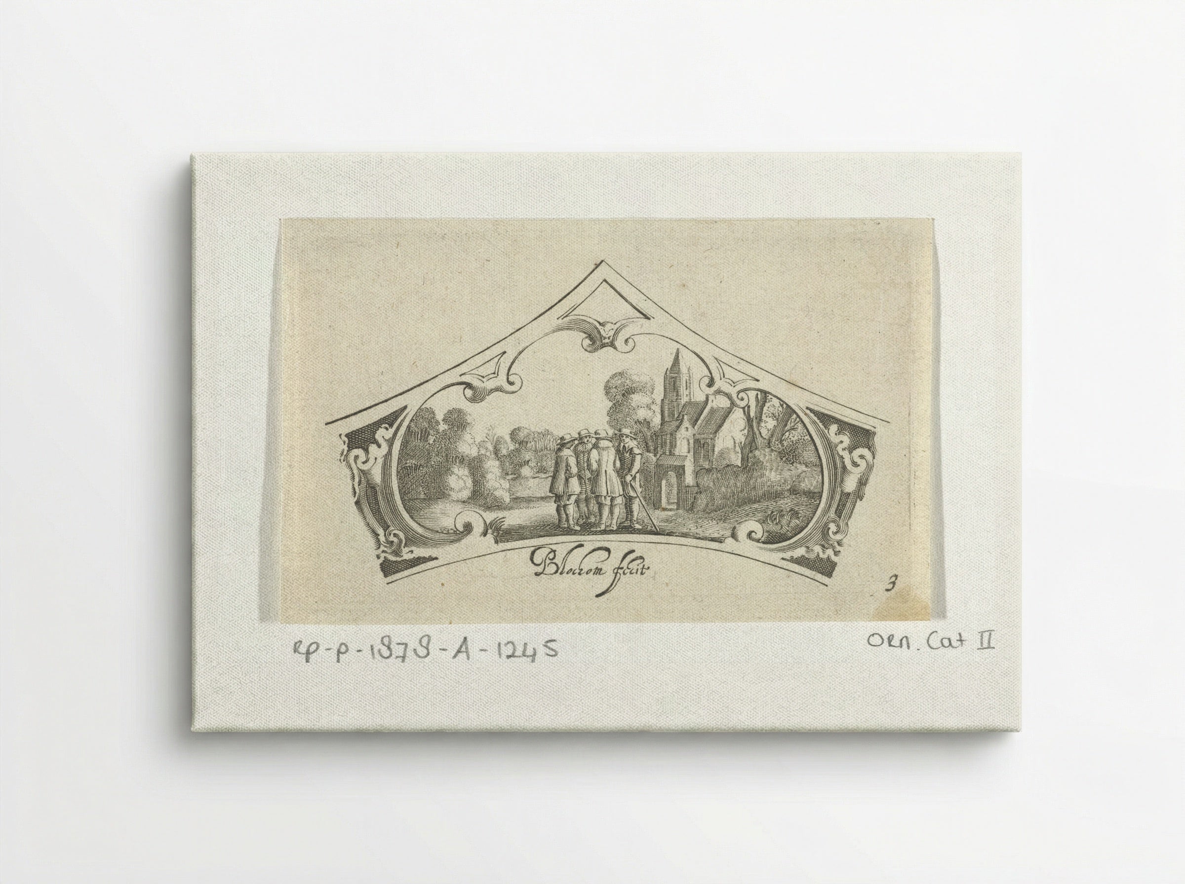 Vier converserende mannen - Claes Jansz. Visscher (II) - Canvas