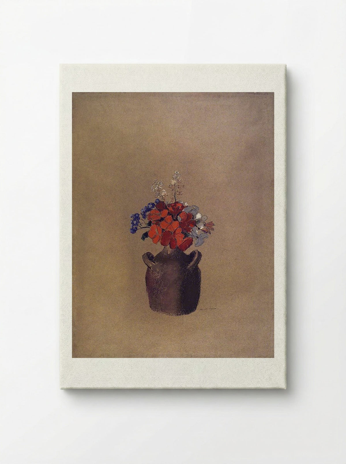 Flowers in a Vase - Odilon Redon - Canvas