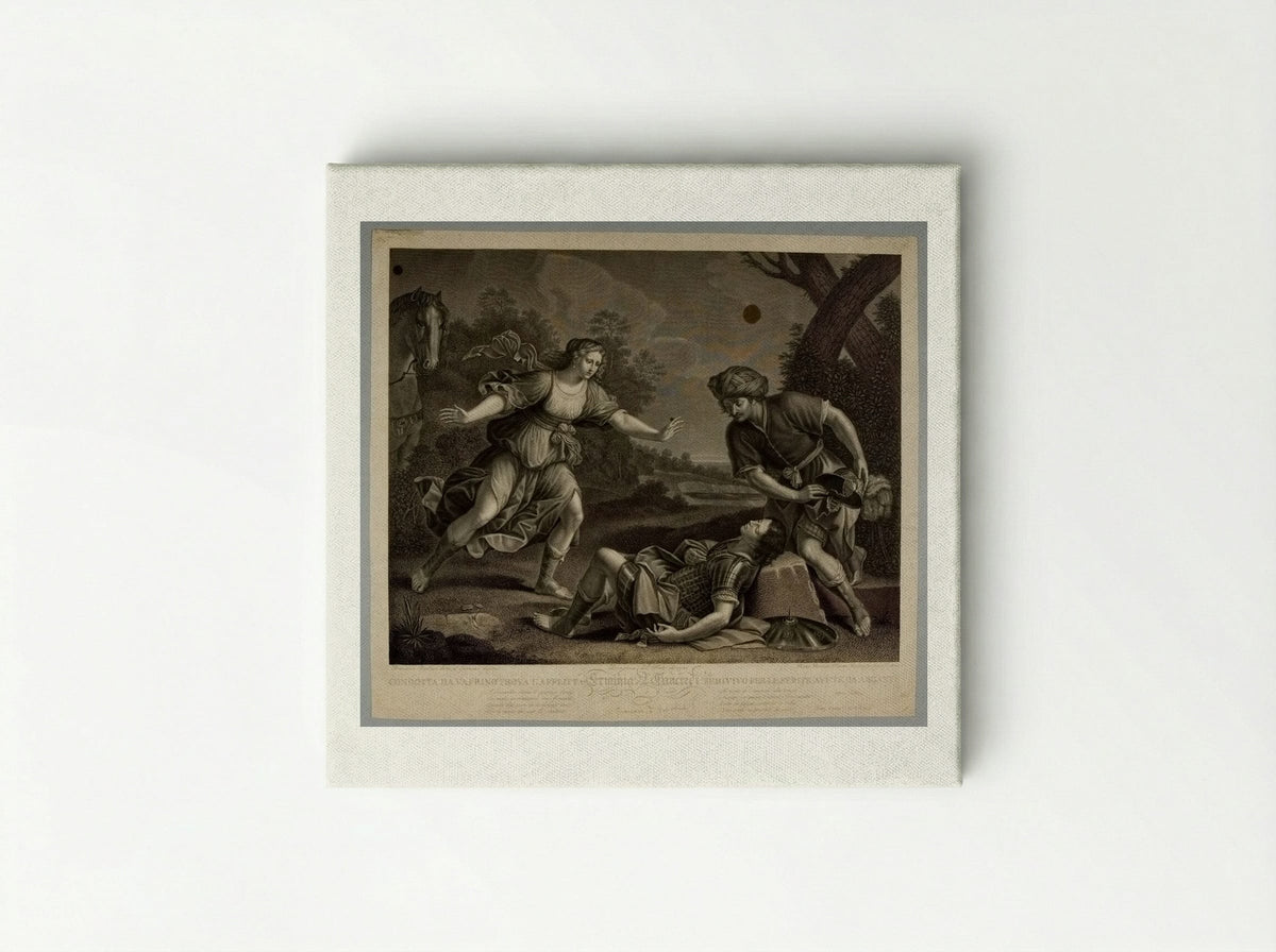 Tancred and Erminia - Pietro Bonato - Canvas