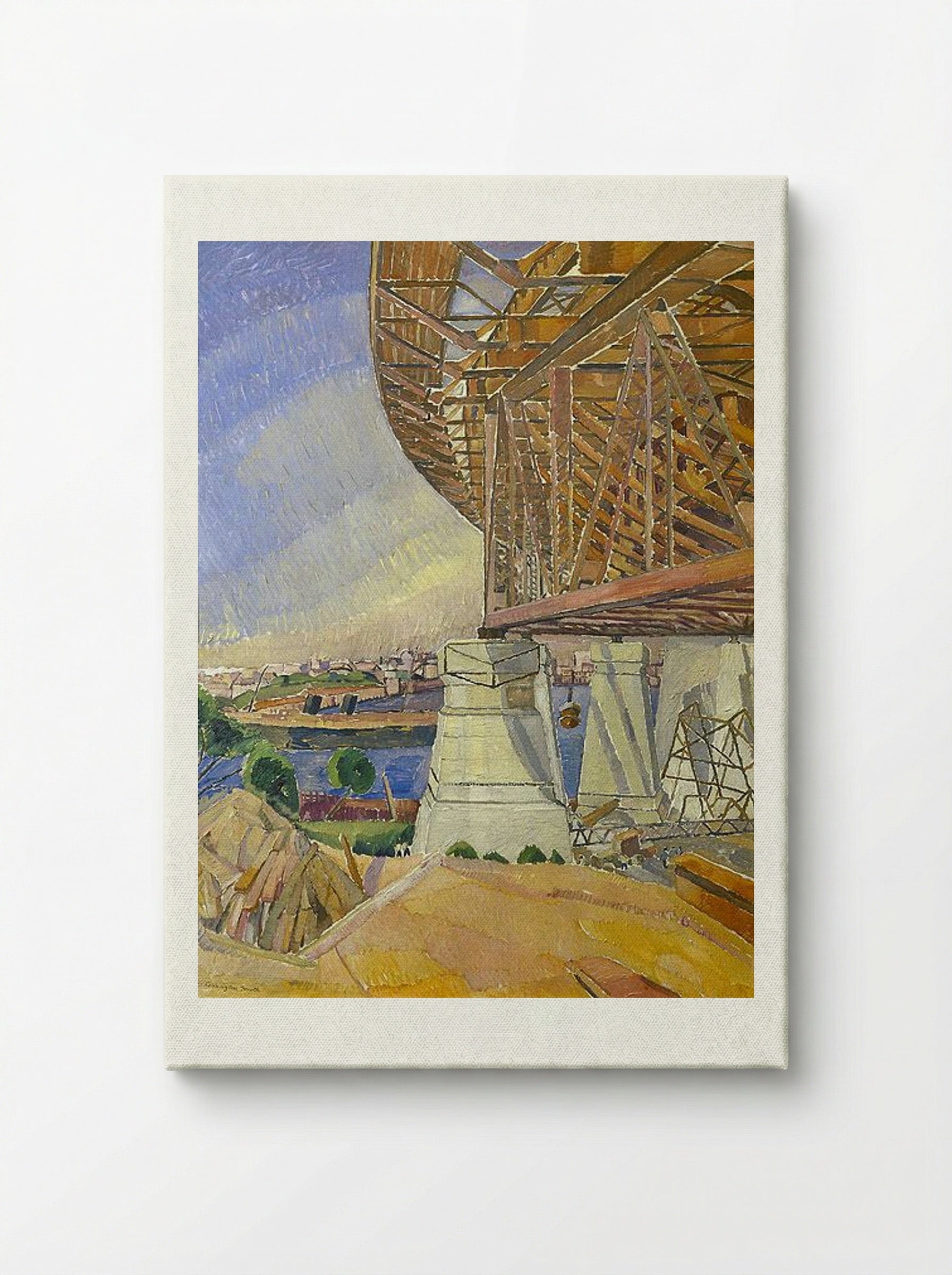 The Curve of the Bridge - Grace Cossington Smith - Canvas