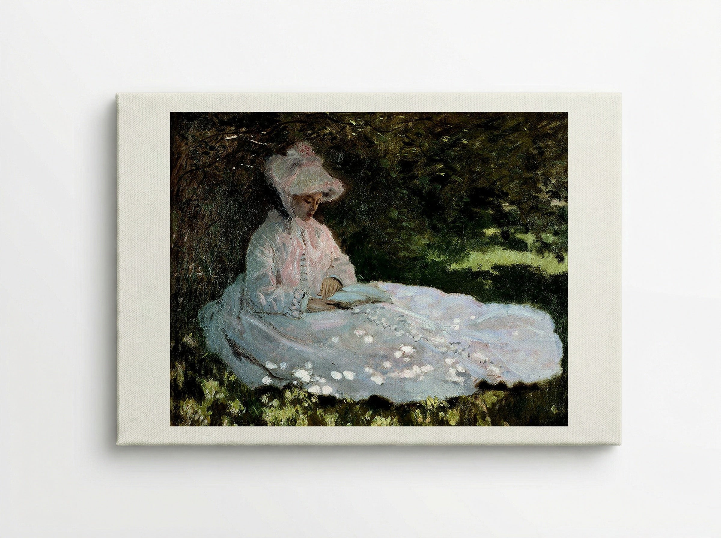 A Woman Reading - Berthe Morisot - Canvas