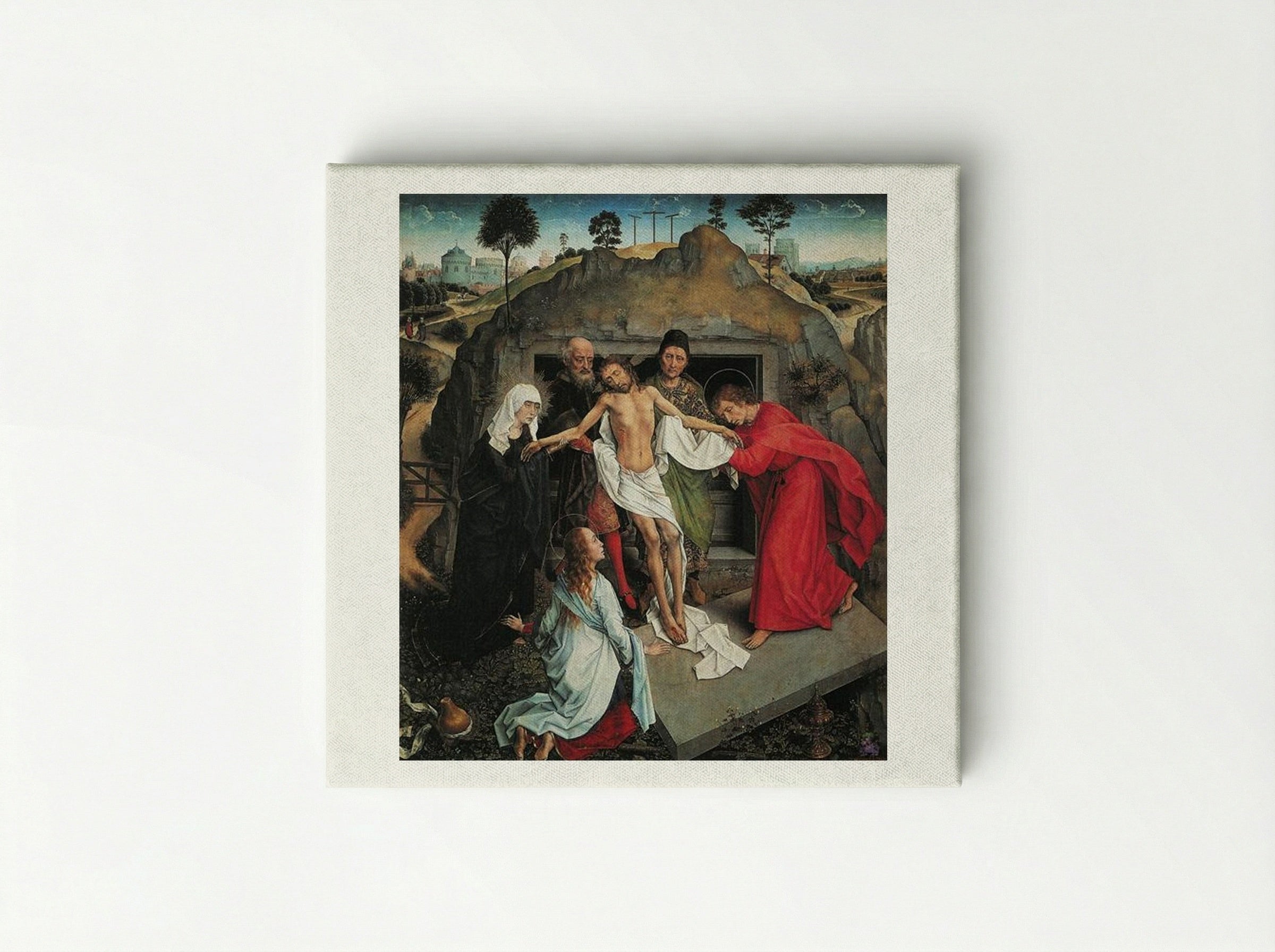 Lamentation of Christ - Rogier van der Weyden - Canvas