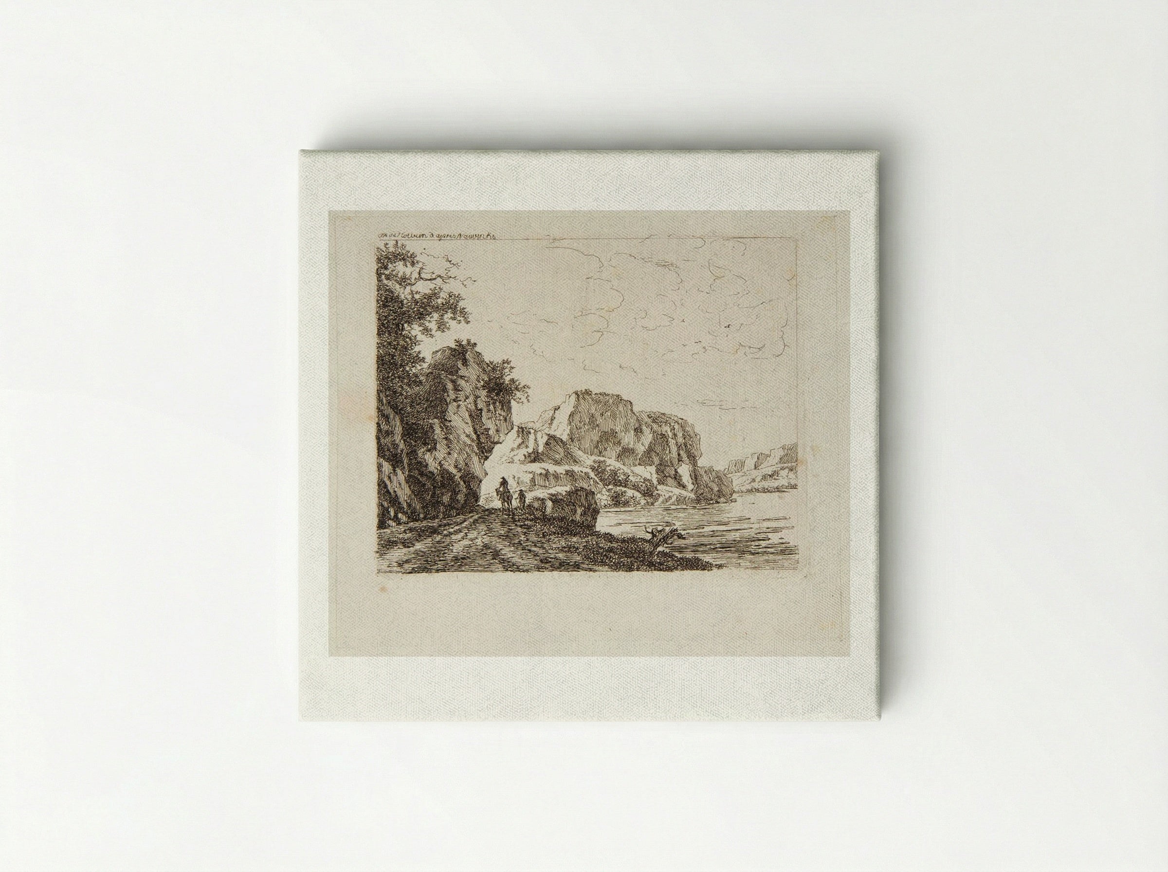 Road Along the Shore - Thérèse Holbein - Canvas