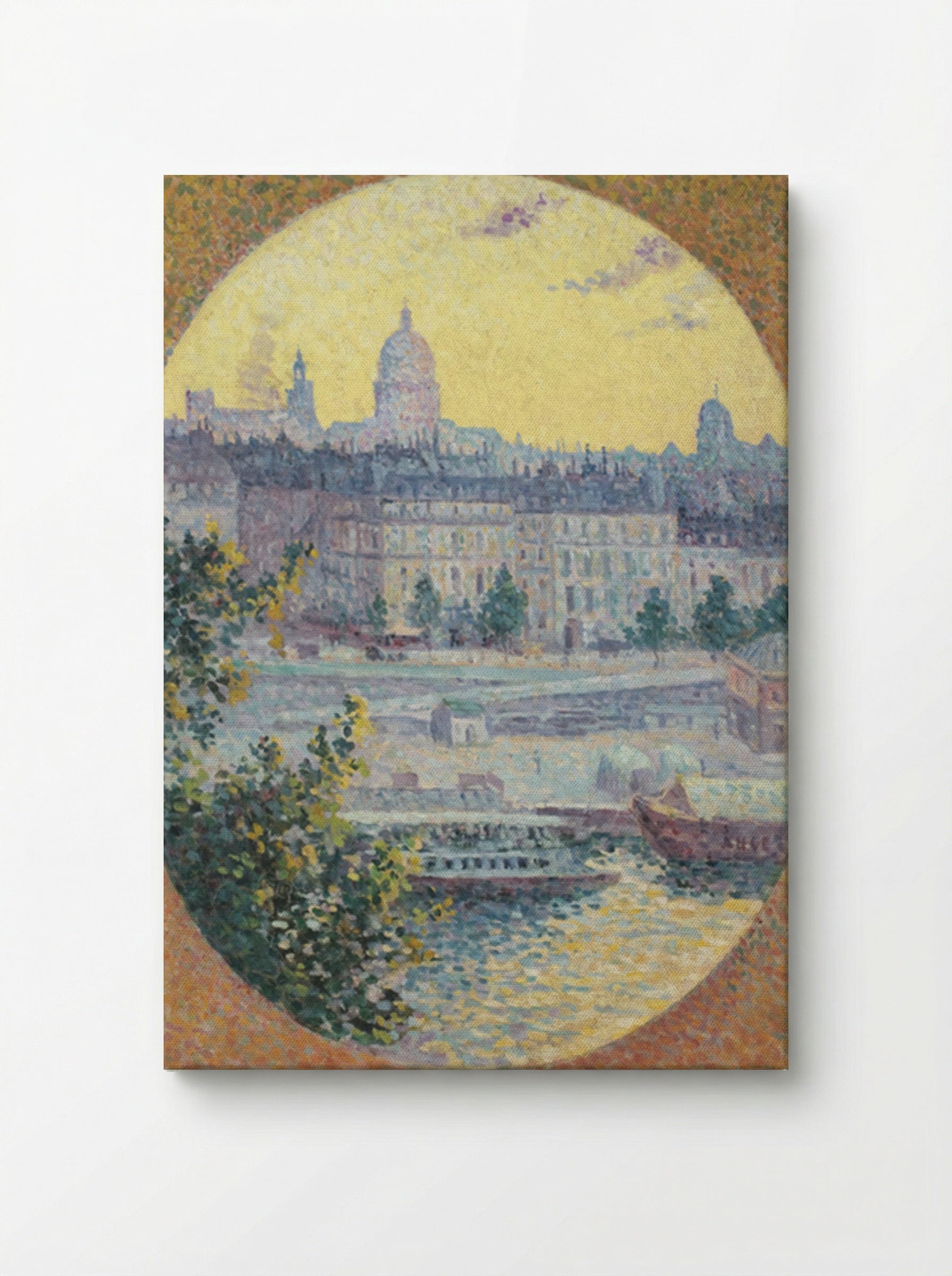 Le Quai Montebello Et La Colline Sainte-geneviève, Paris - Maximilien Luce - Canvas