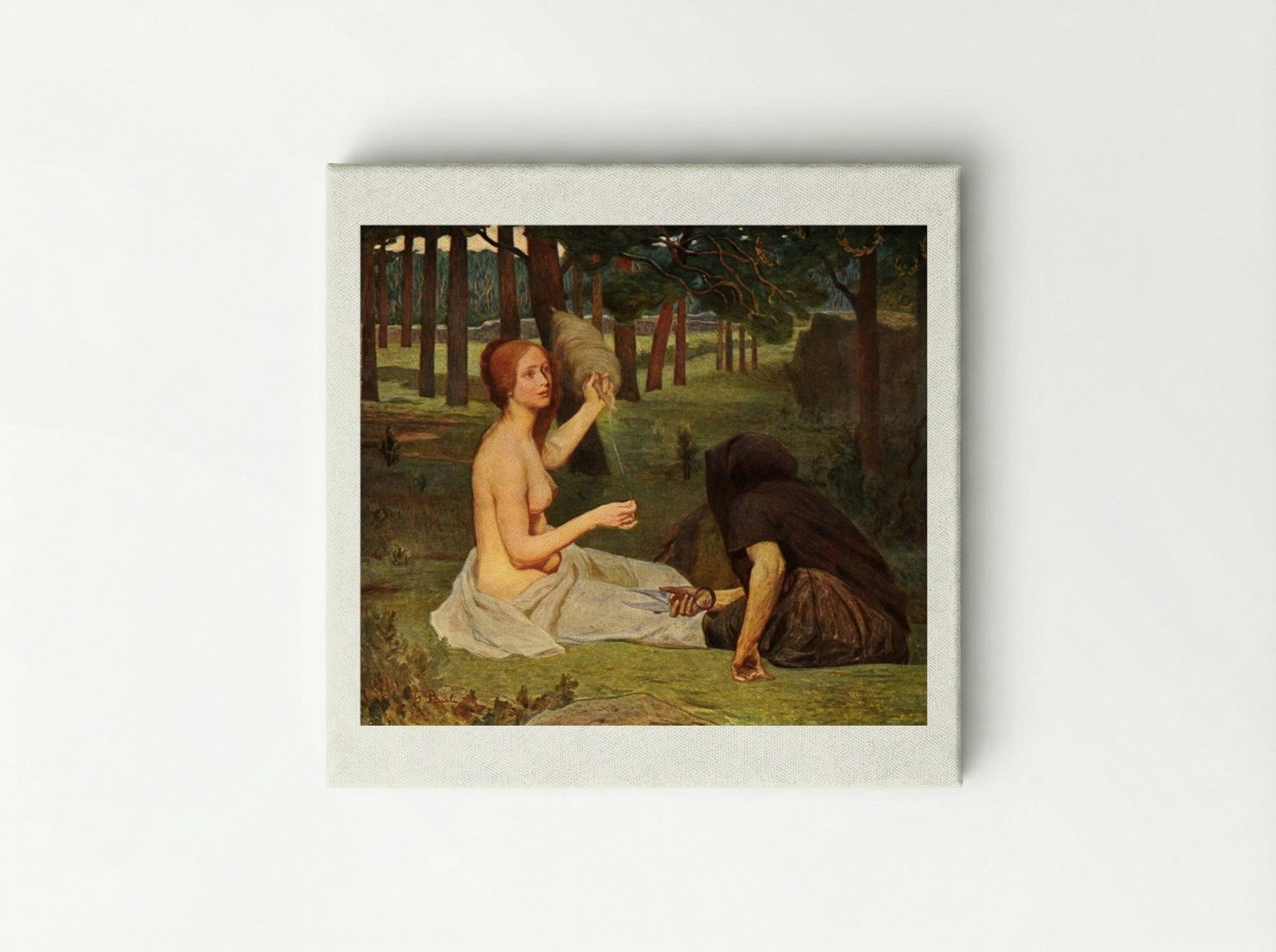 Fate, Life, Truth, Beauty - Georg Pauli - Canvas