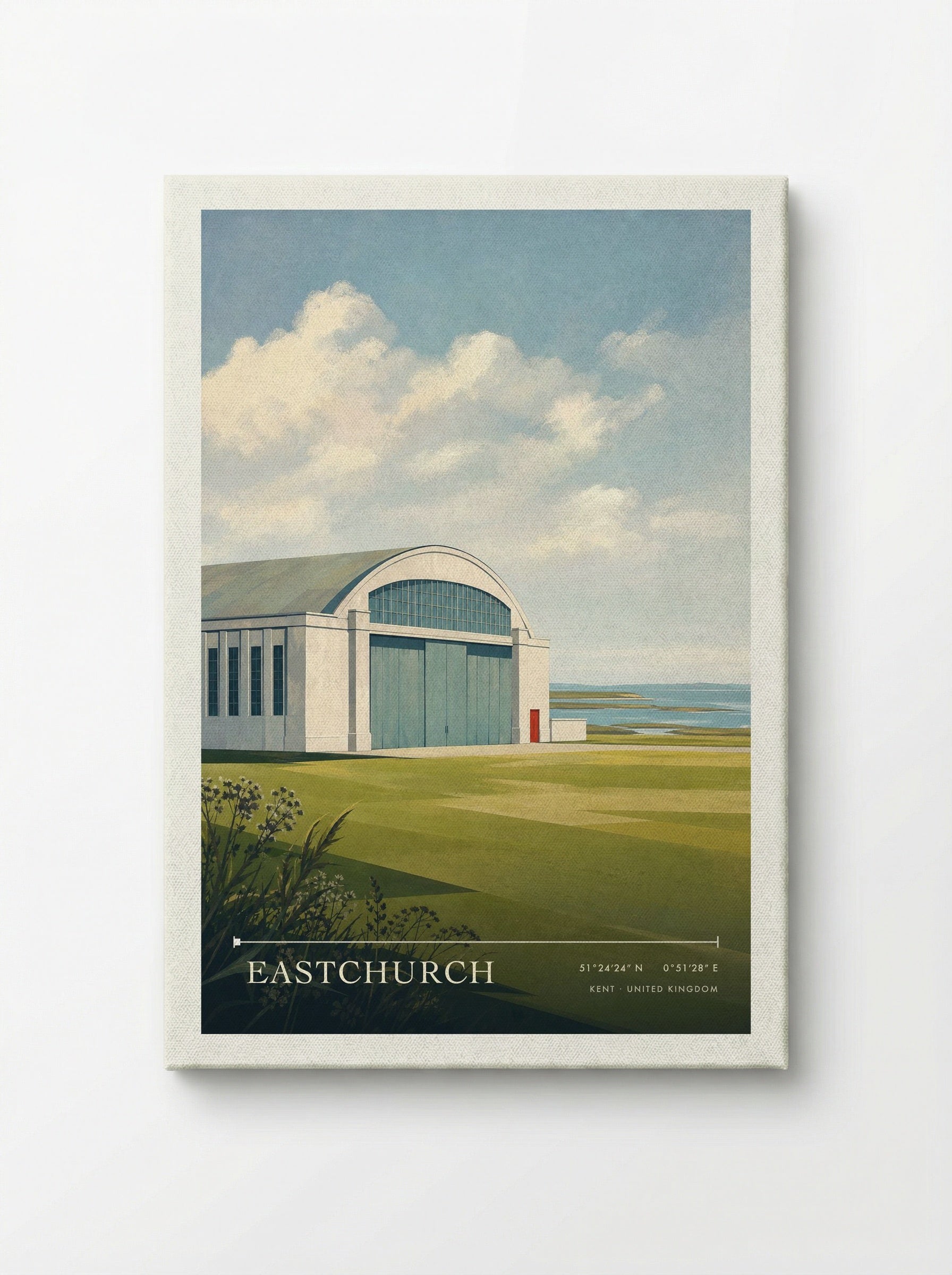 Eastchurch Kent United Kingdom Travel Poster - Canvas