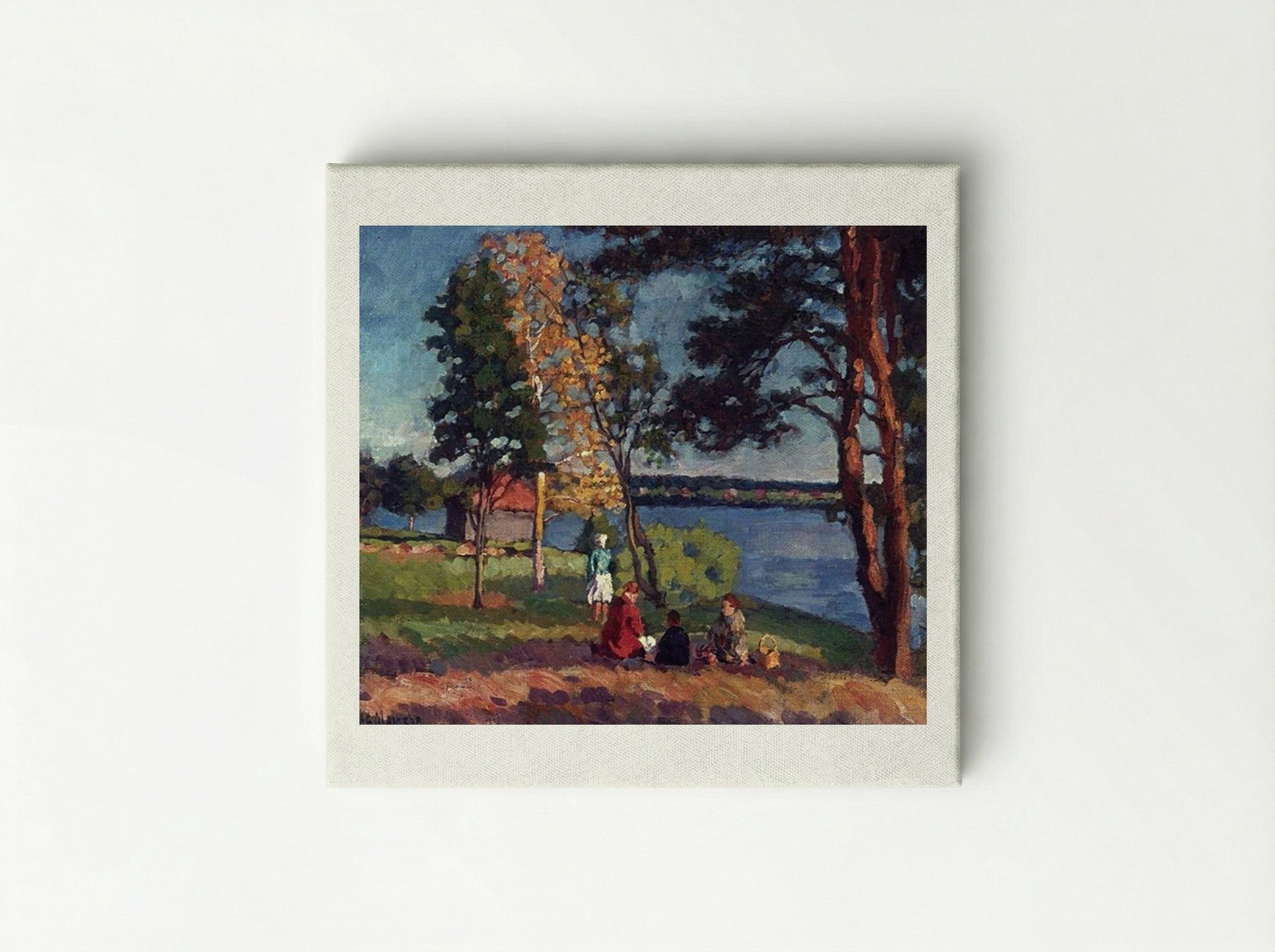 Bank of the Neva. Evening - Ilya Mashkov - Canvas