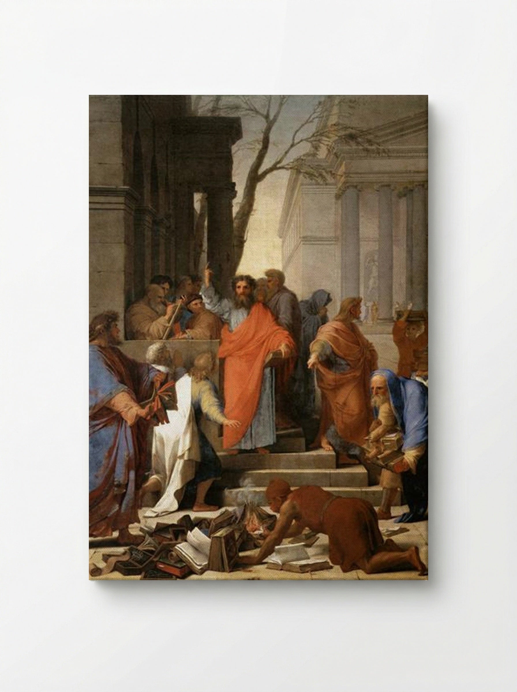 The Preaching of St. Paul at Ephesus - Eustache Le Sueur - Canvas