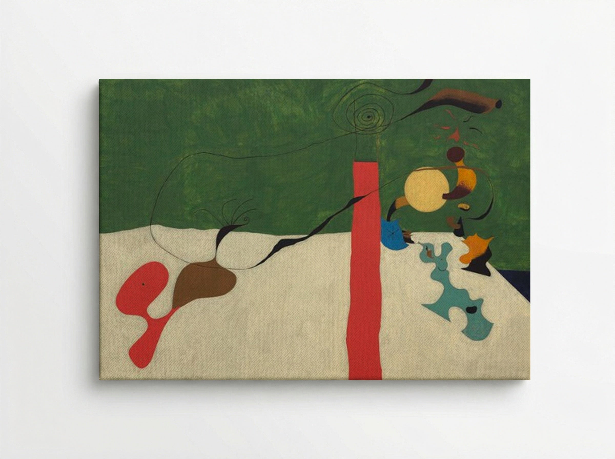 Still Life with Lamp - Joan Miró - Canvas