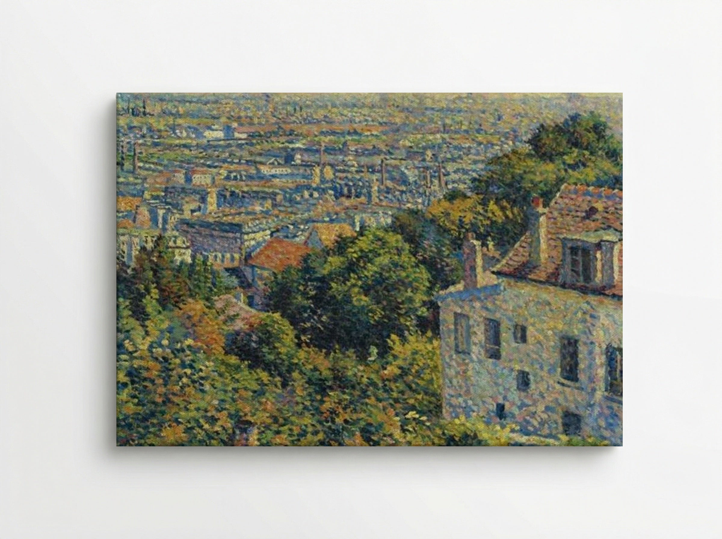 Montmartre, de la rue Cortot, vue vers Saint-Denis - Maximilien Luce - Canvas