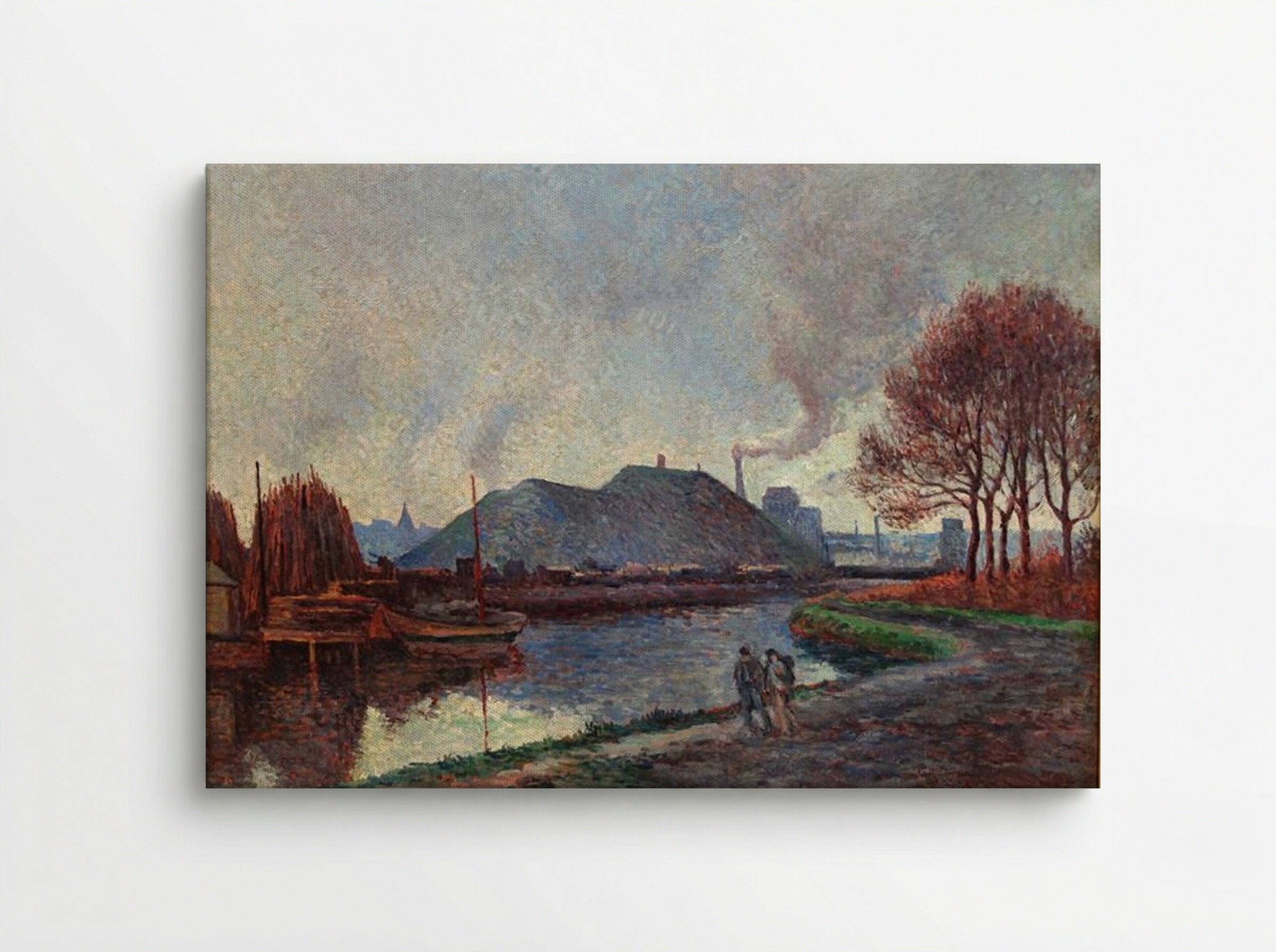 The River Sambre at Charleroi - Maximilien Luce - Canvas