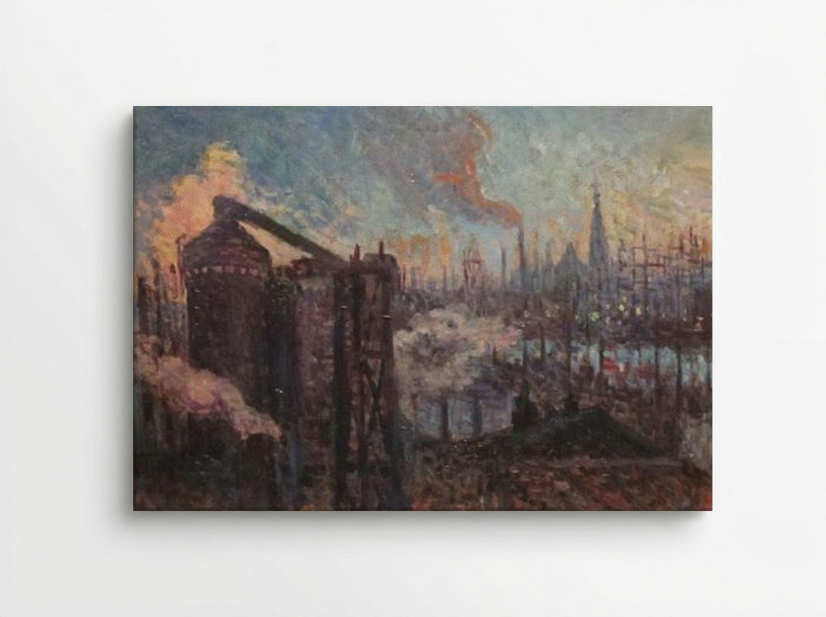 Large Industrial City - Maximilien Luce - Canvas