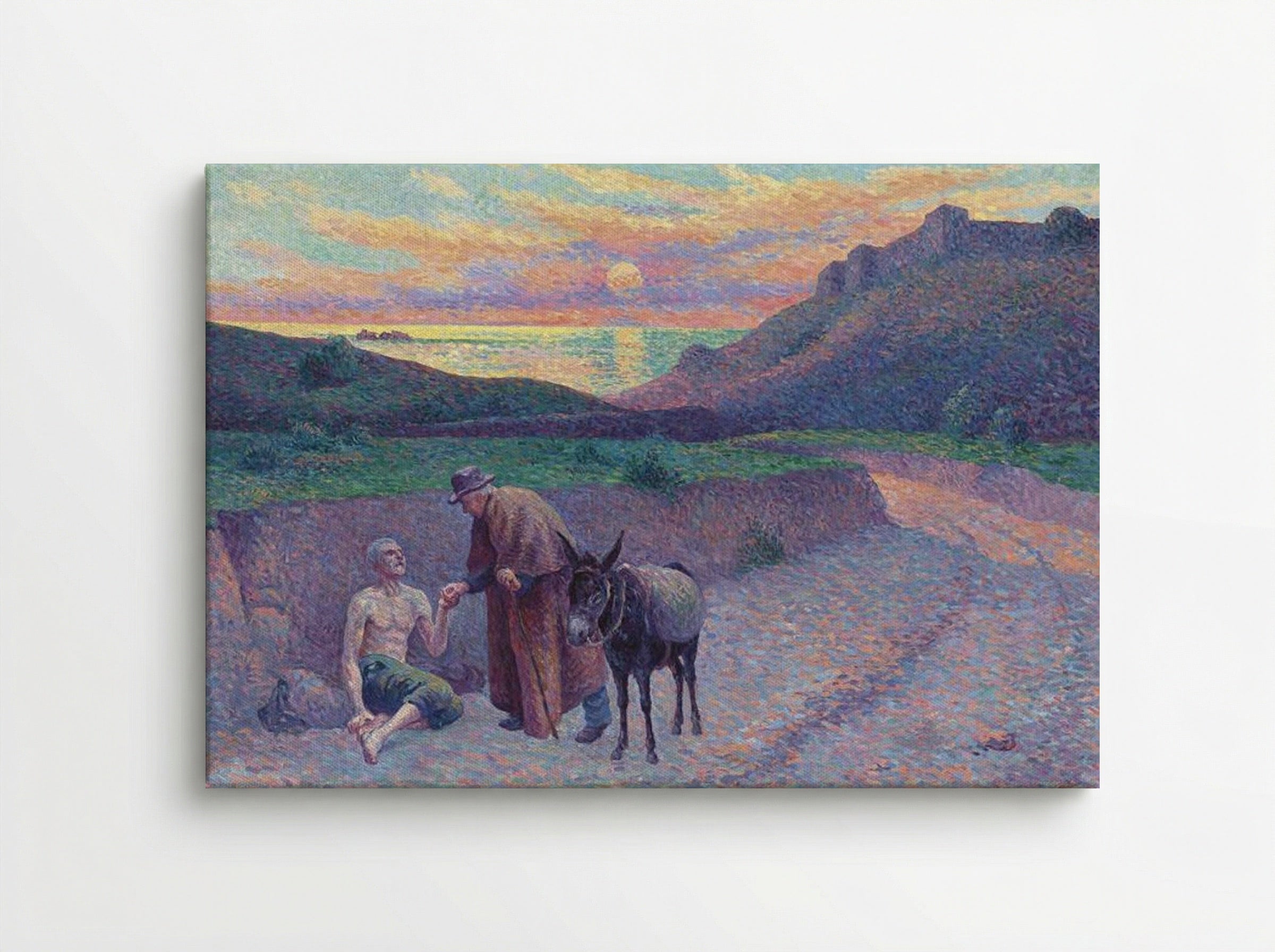 Le Bon Samaritain - Maximilien Luce - Canvas
