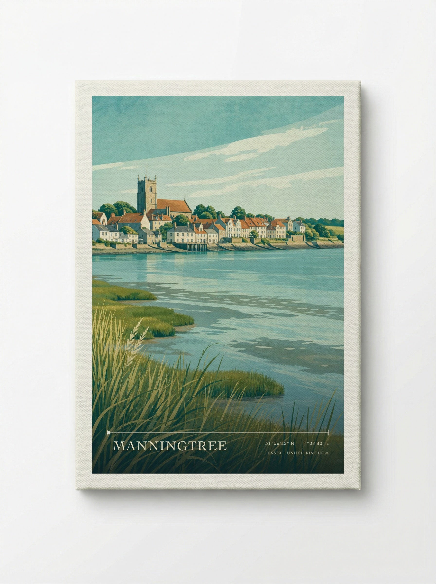 Manningtree Essex United Kingdom Travel Poster - Canvas