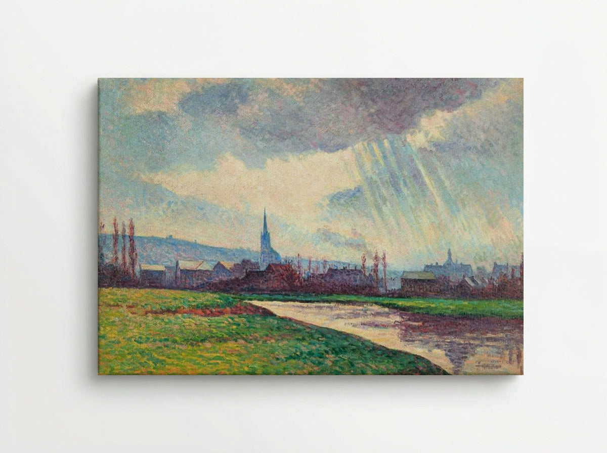 Landscape with River - Maximilien Luce - Canvas