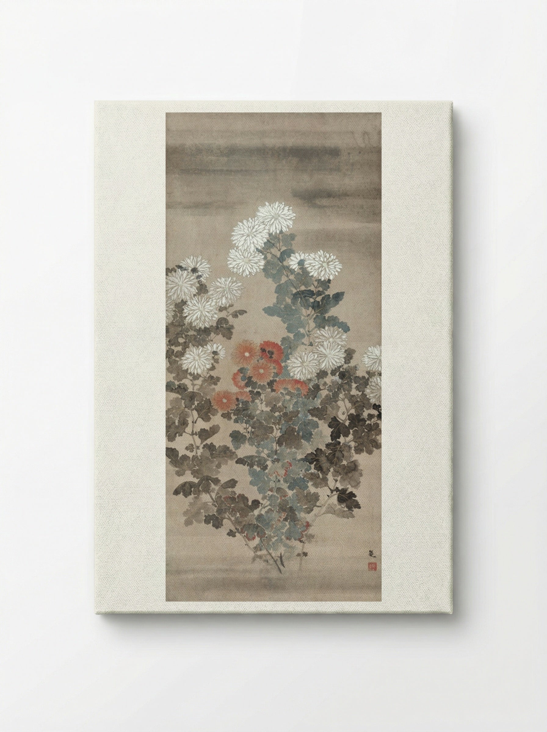 Chrysanthemums - Kitagawa Sōsetsu - Canvas