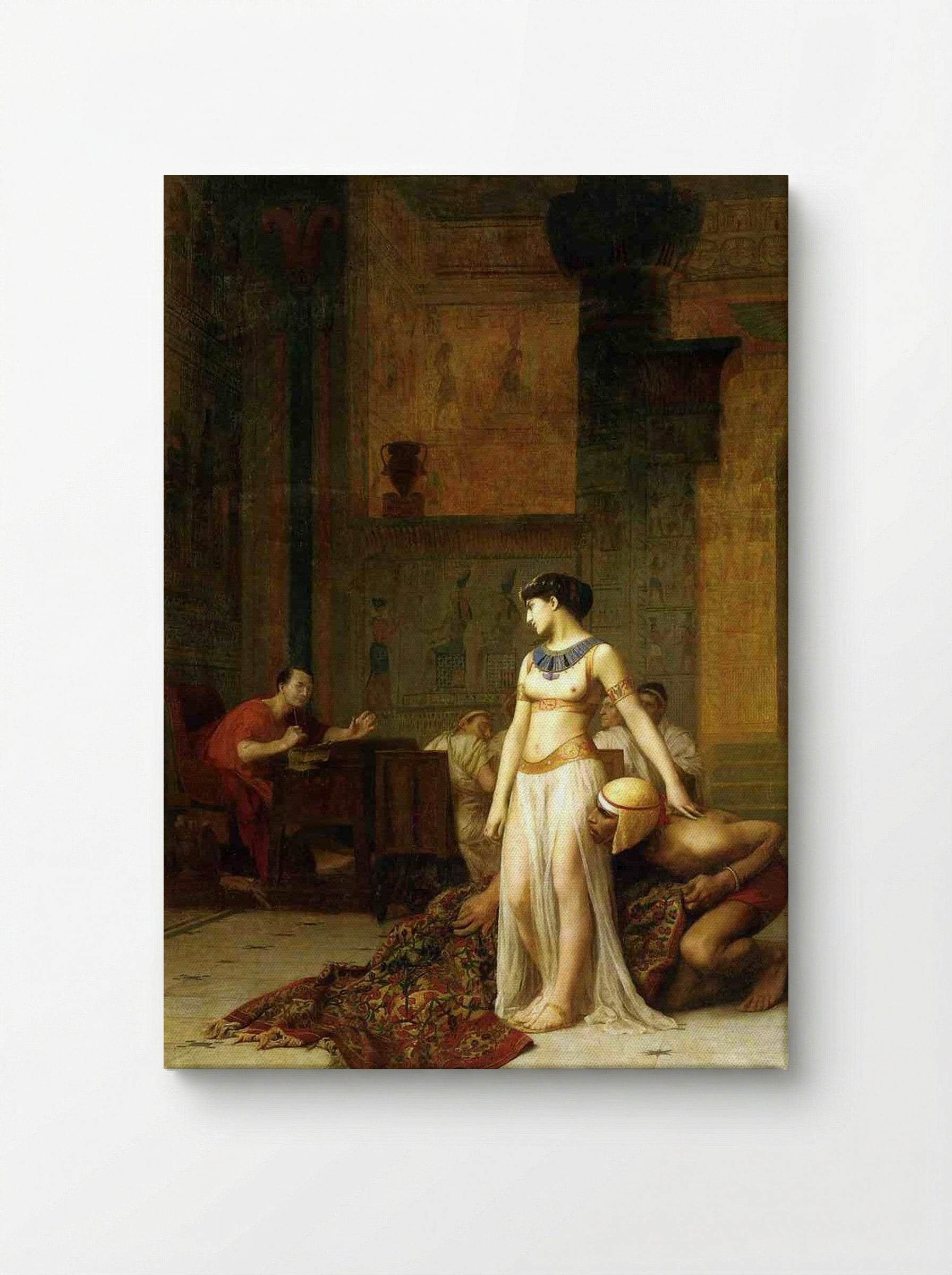 Cleopatra and Caesar - Jean-Léon Gérôme - Canvas