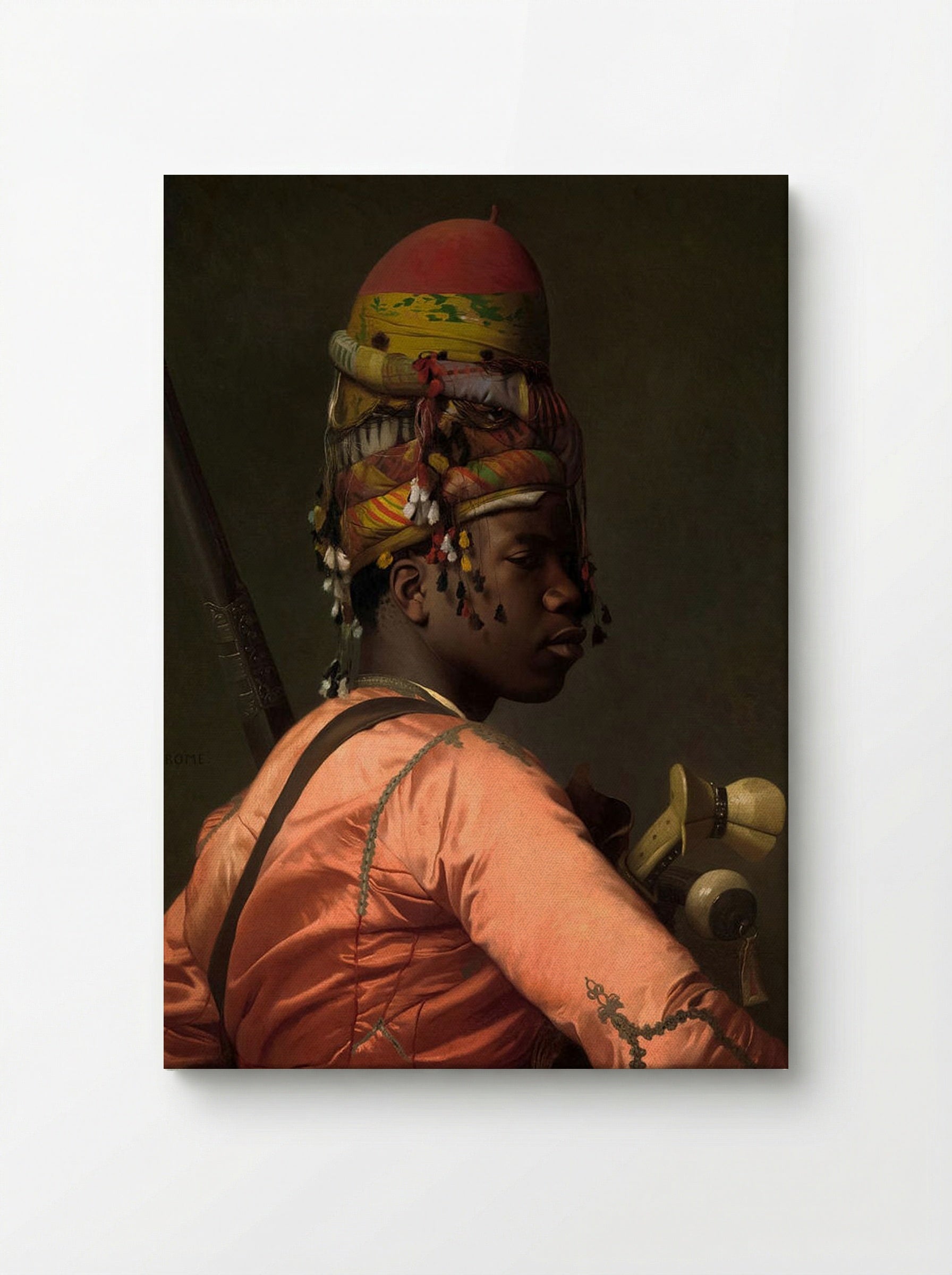 Black Bashi Bazouk - Jean-Léon Gérôme - Canvas