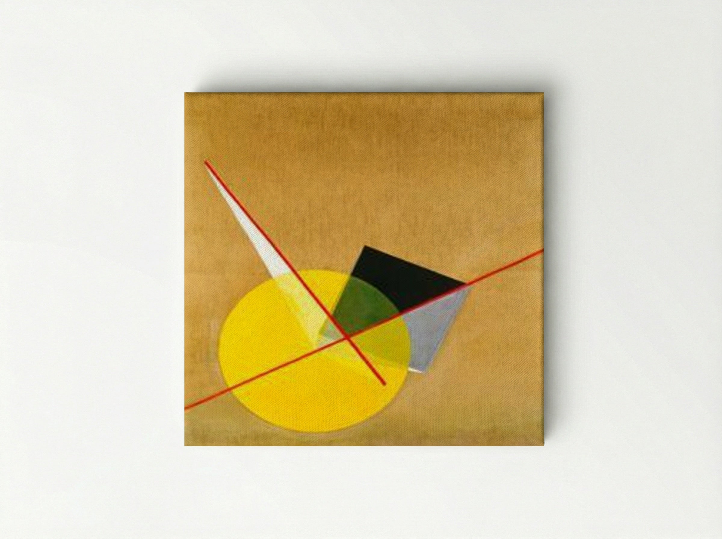 Yellow Circle - László Moholy-Nagy - Canvas