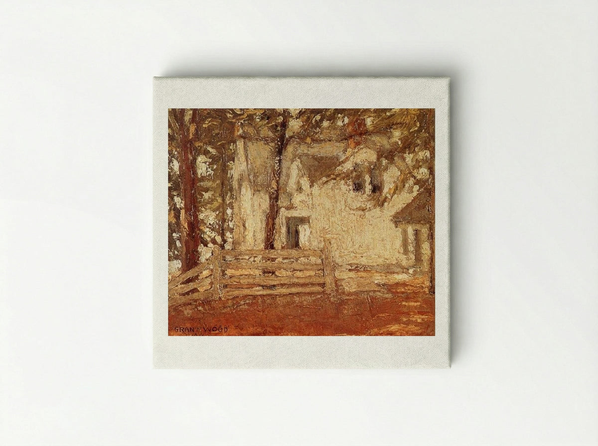 Grandmother's House - Grant Wood - Canvas