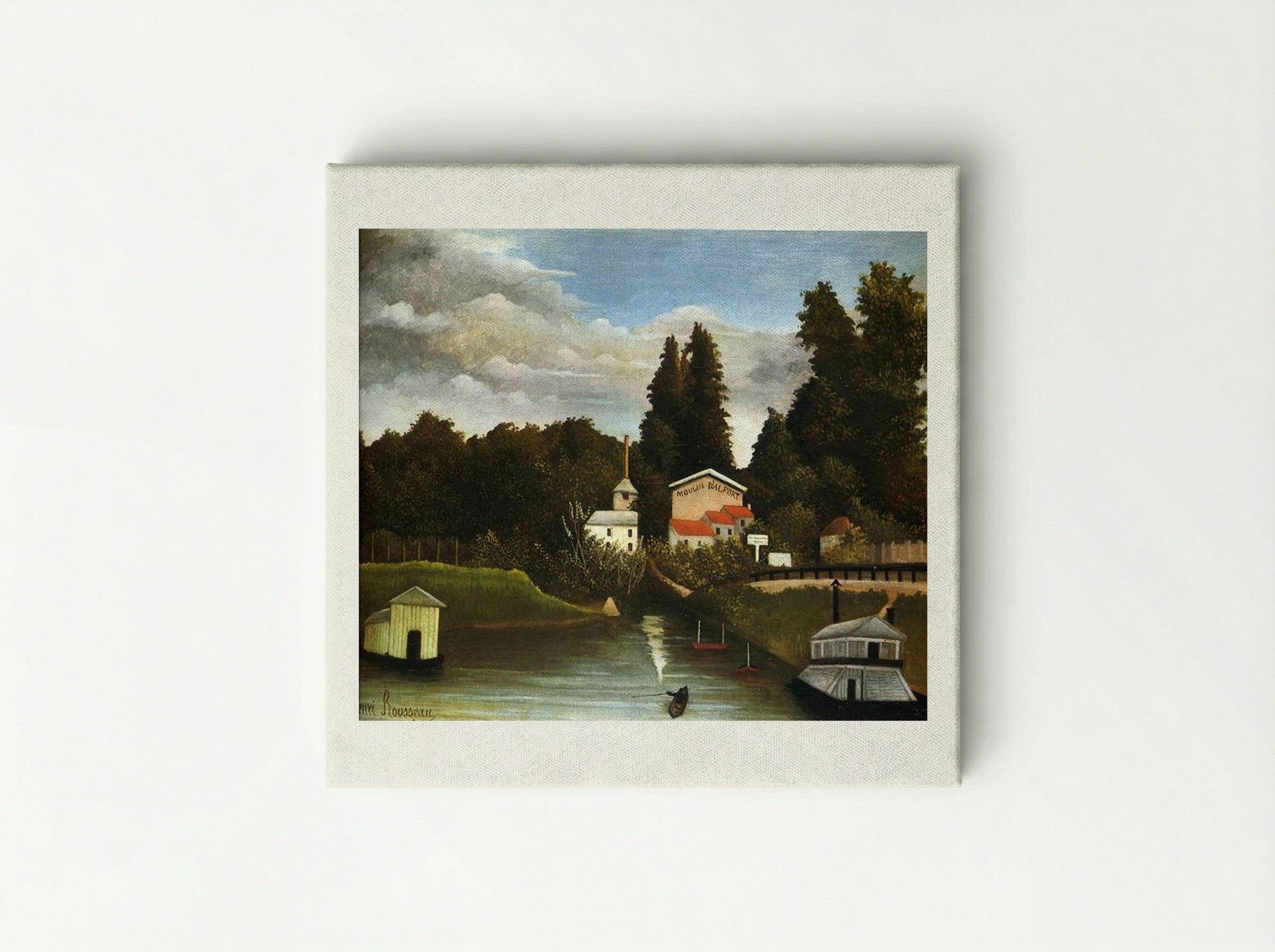 The Mill at Alfort - Henri Rousseau - Canvas