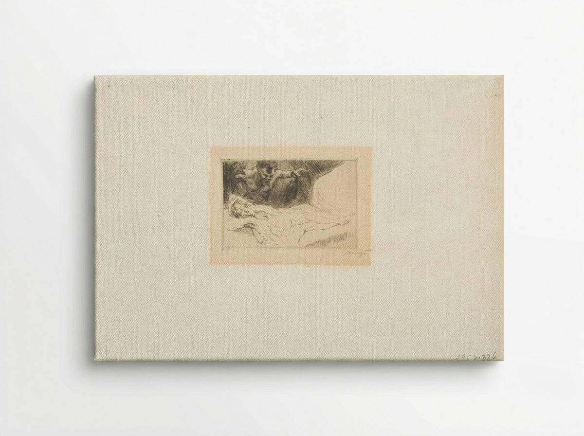Faun and Nymph - Max Slevogt - Canvas