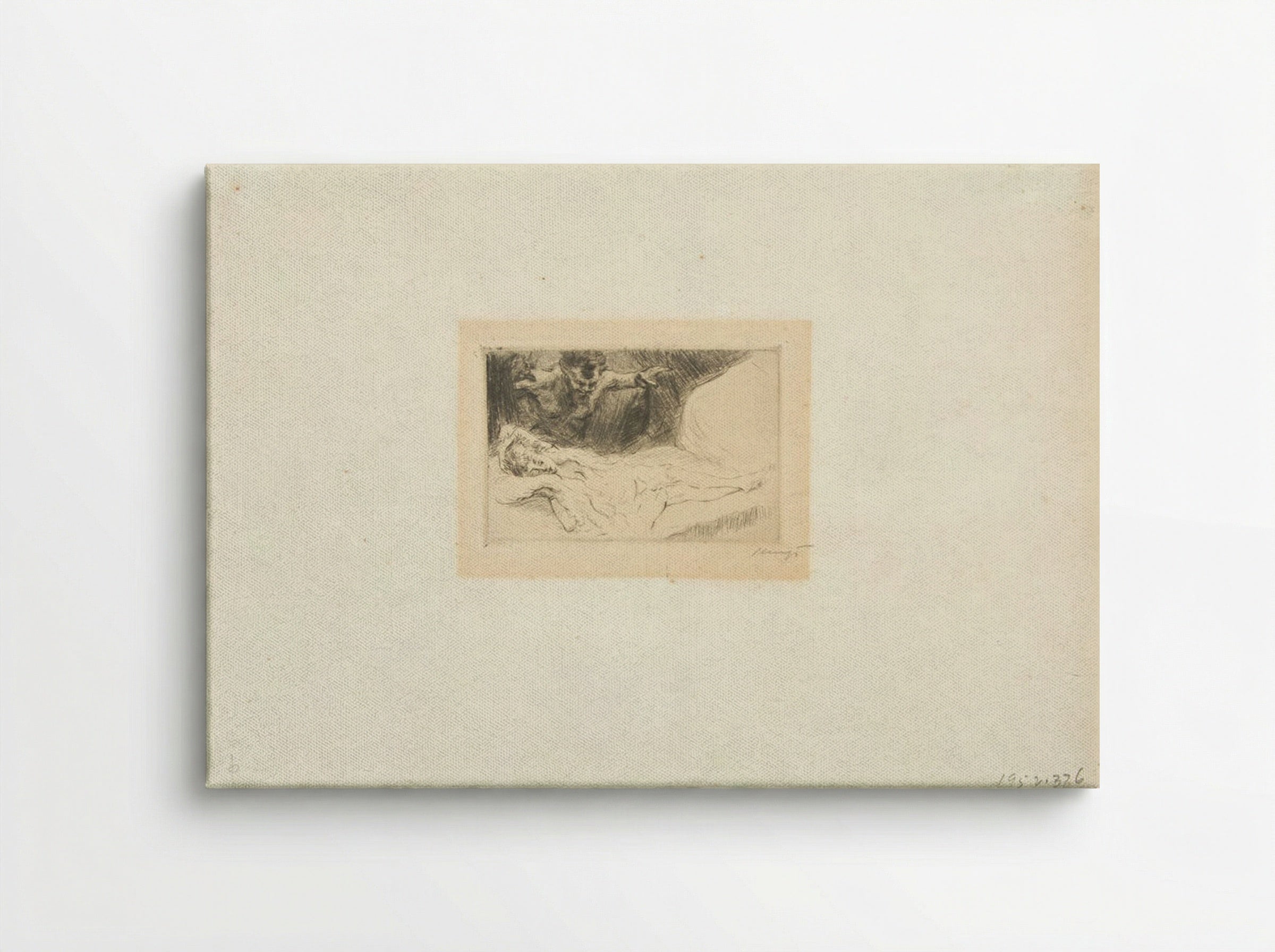 Faun and Nymph - Max Slevogt - Canvas