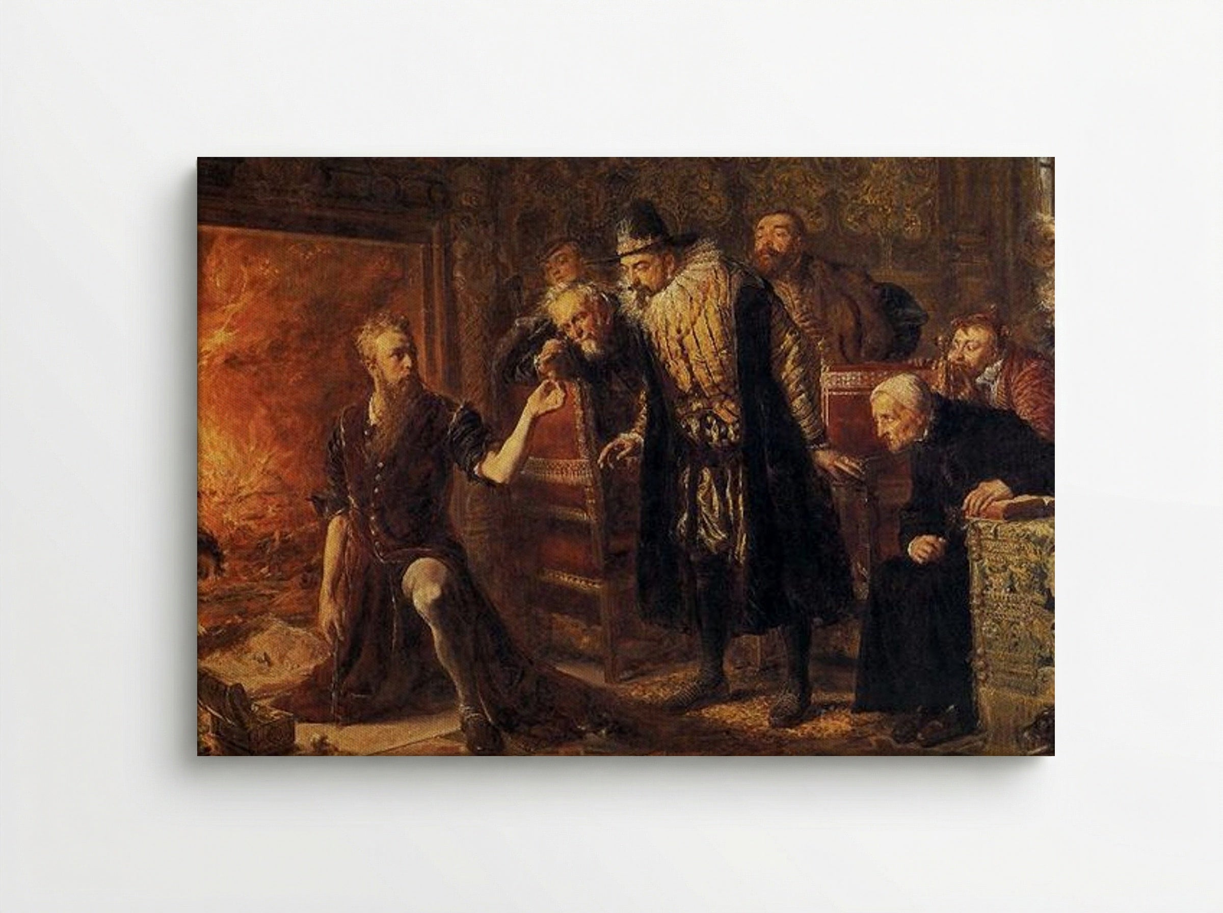Alchemist Sendivogius - Jan Matejko - Canvas