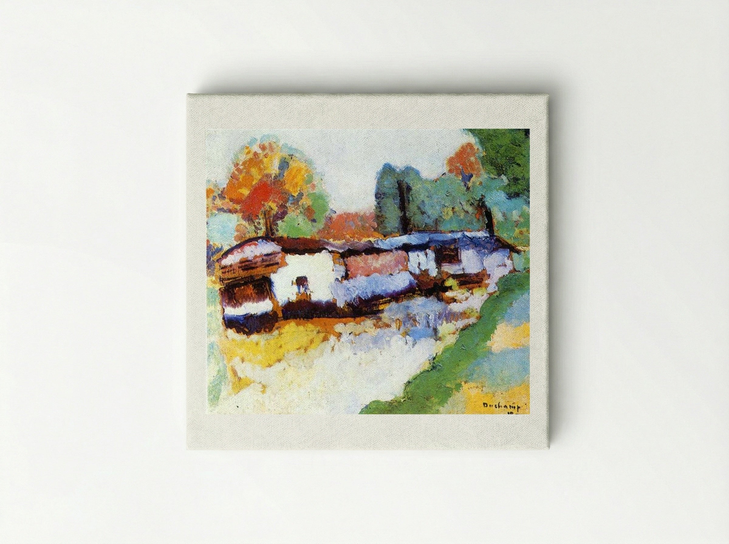 Laundry Barge - Marcel Duchamp - Canvas
