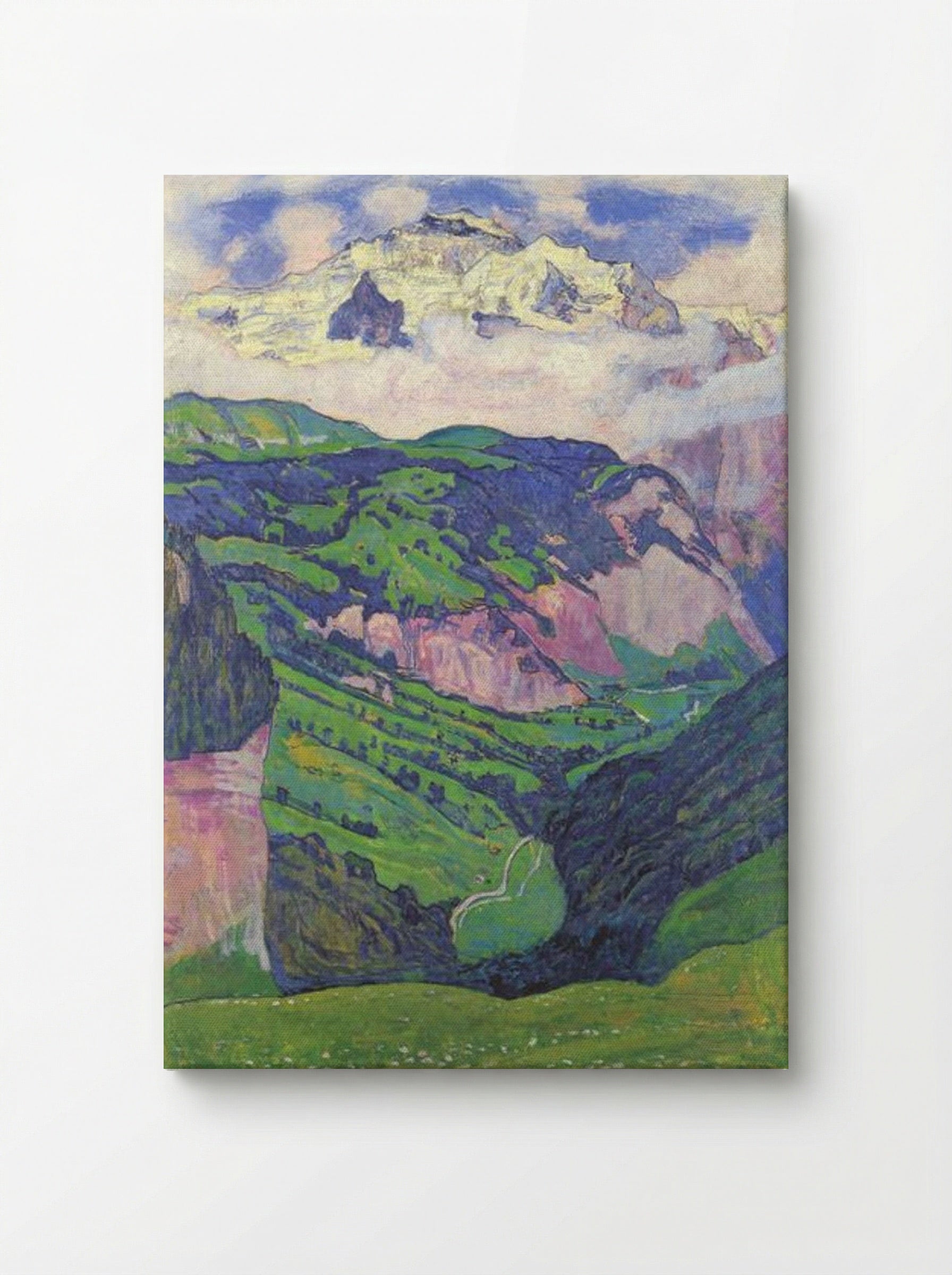 The Lady of the Isenfluh - Ferdinand Hodler - Canvas