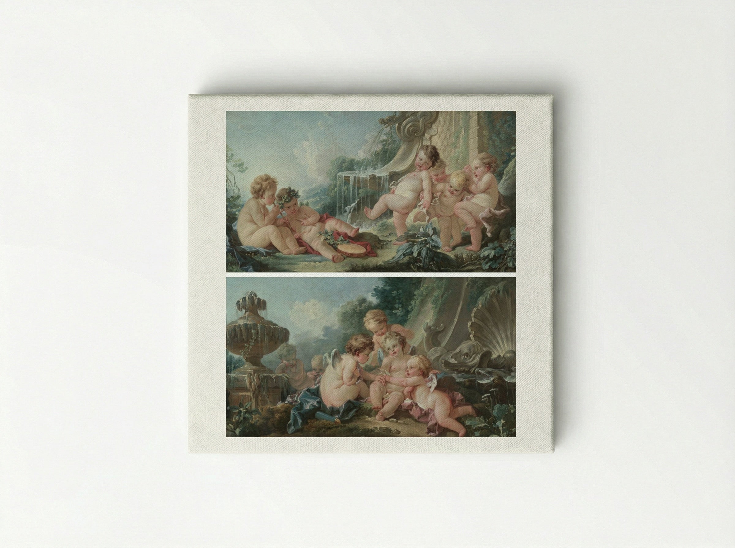 Music and Dance and Cupids in Conspiracy - François Boucher - Canvas
