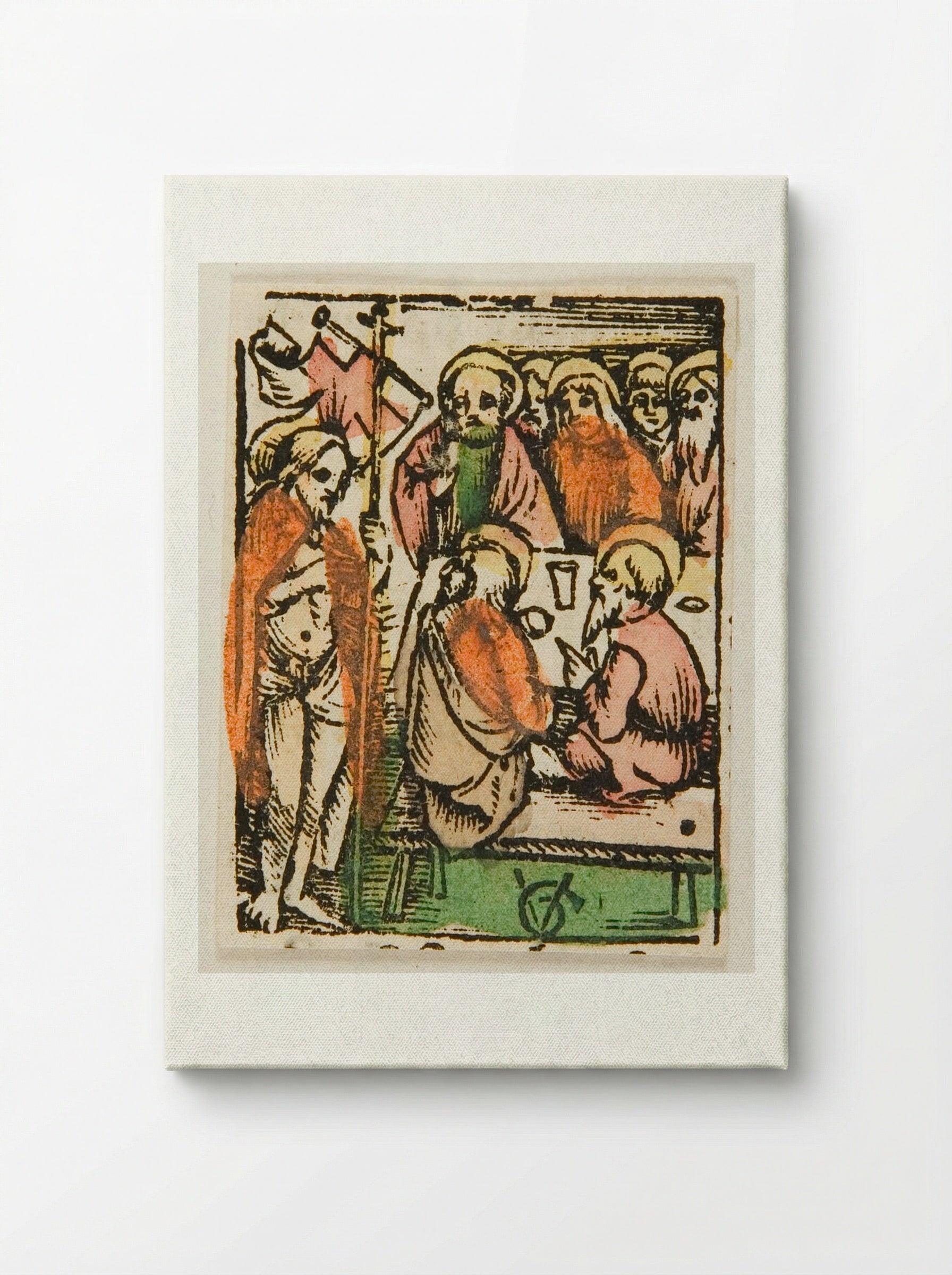 Christ Appears to His Disciples - Urs Graf - Canvas